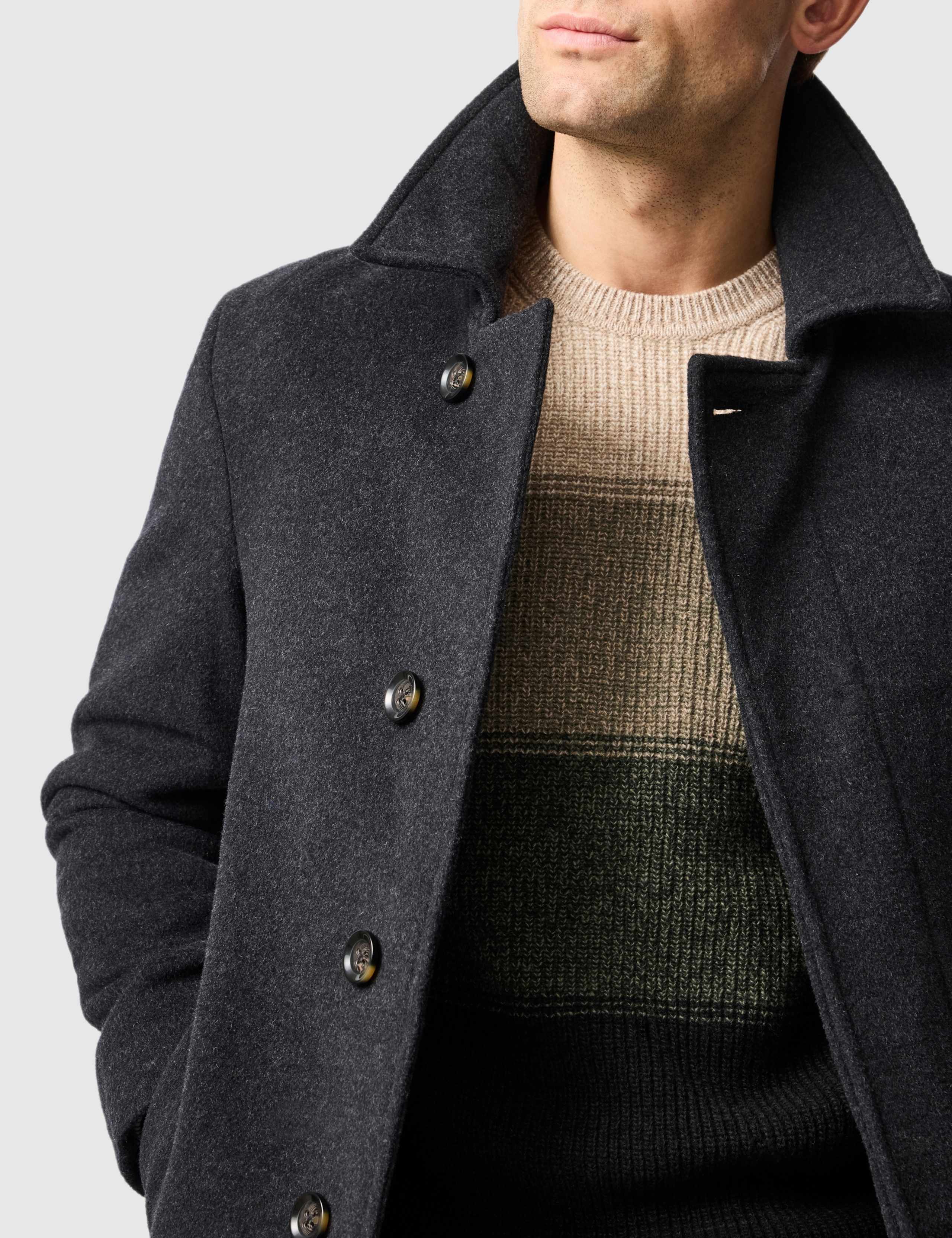Pure Lambswool Colour Block Jumper 5 of 6