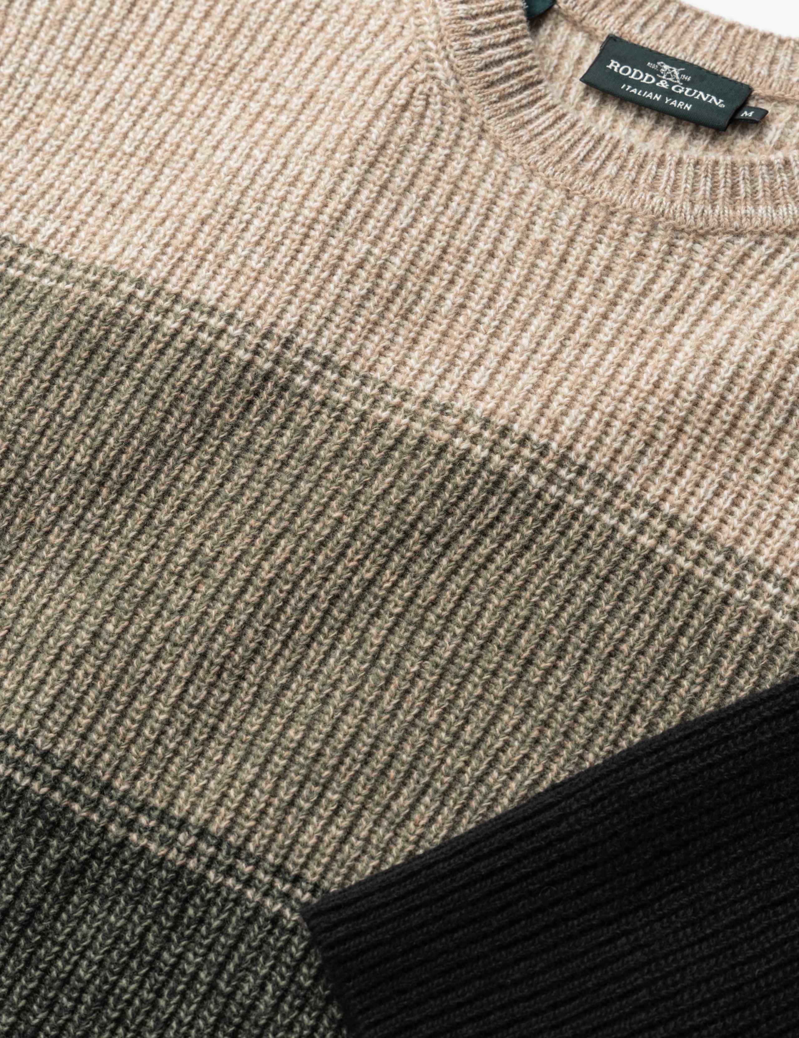 Pure Lambswool Colour Block Jumper 6 of 6
