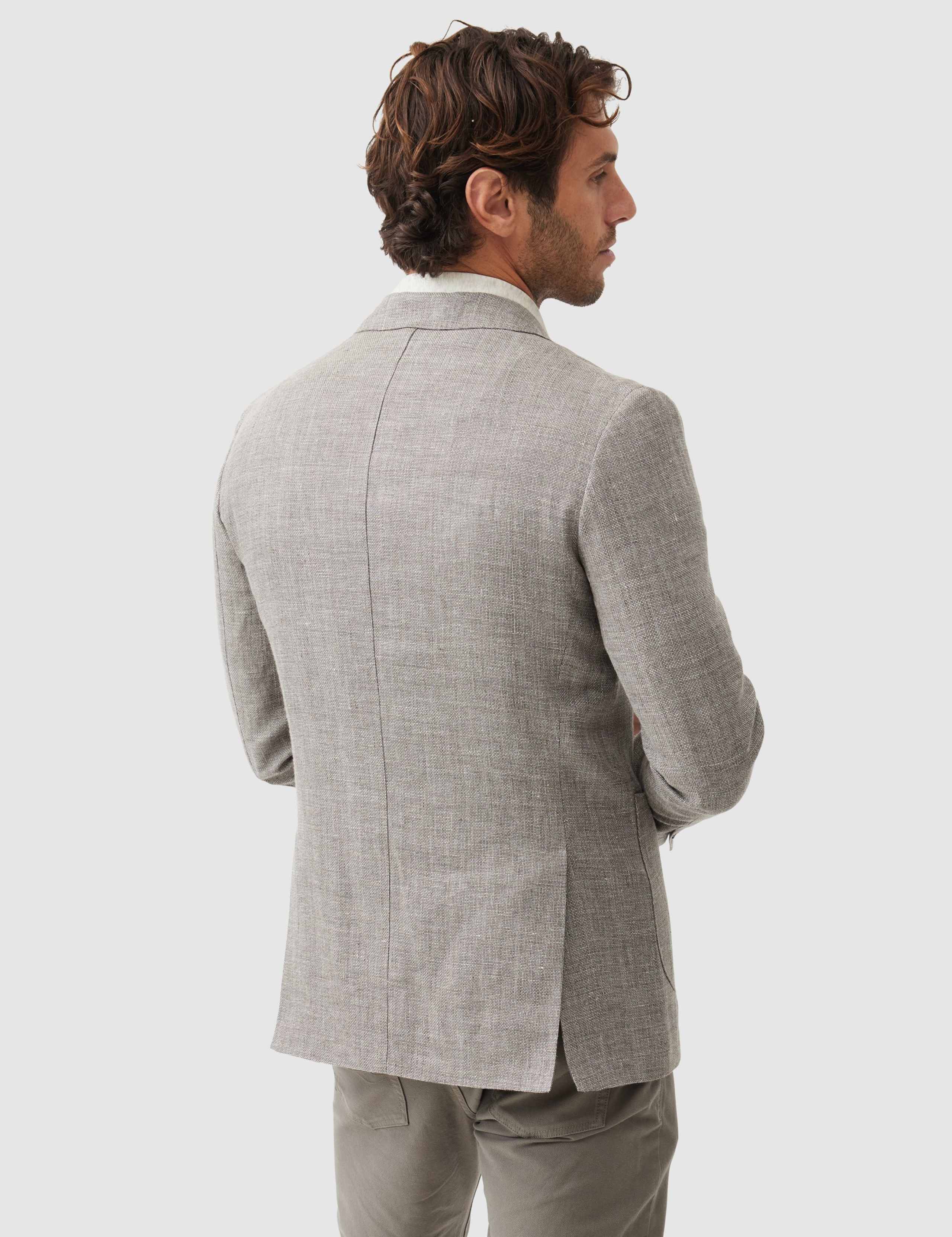 The Cascades Sports Fit Linen Rich Jacket 3 of 5