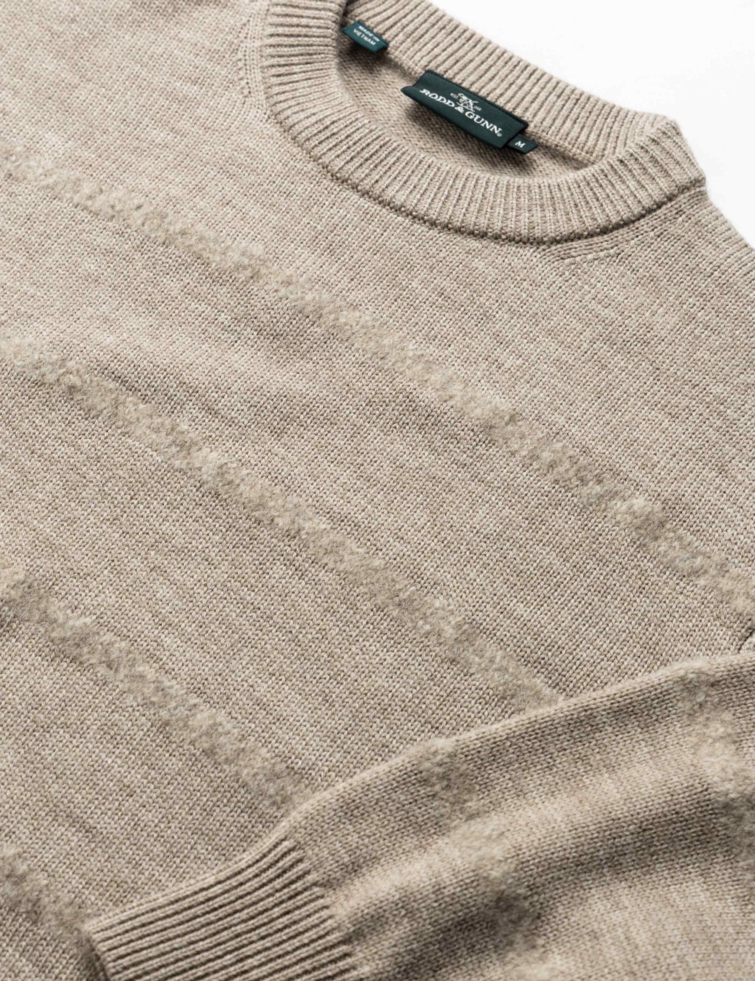 Wool Rich Crew Neck Textured Jumper 6 of 6