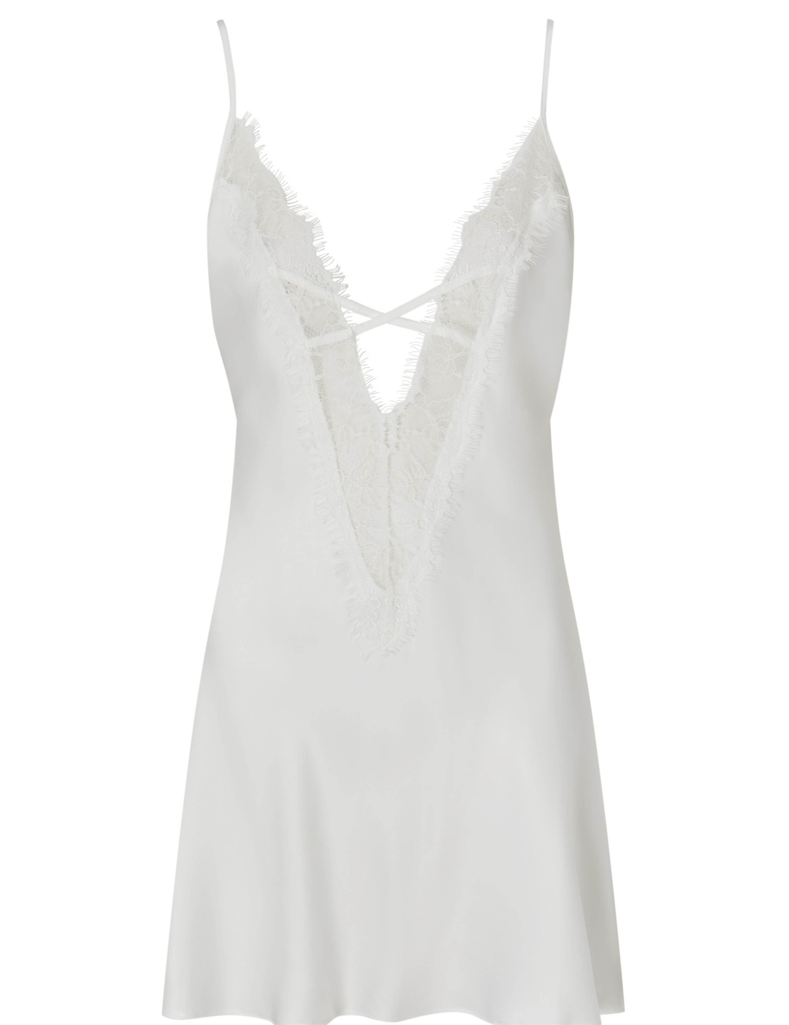 Cherryann Satin Criss Cross Back Chemise 2 of 4