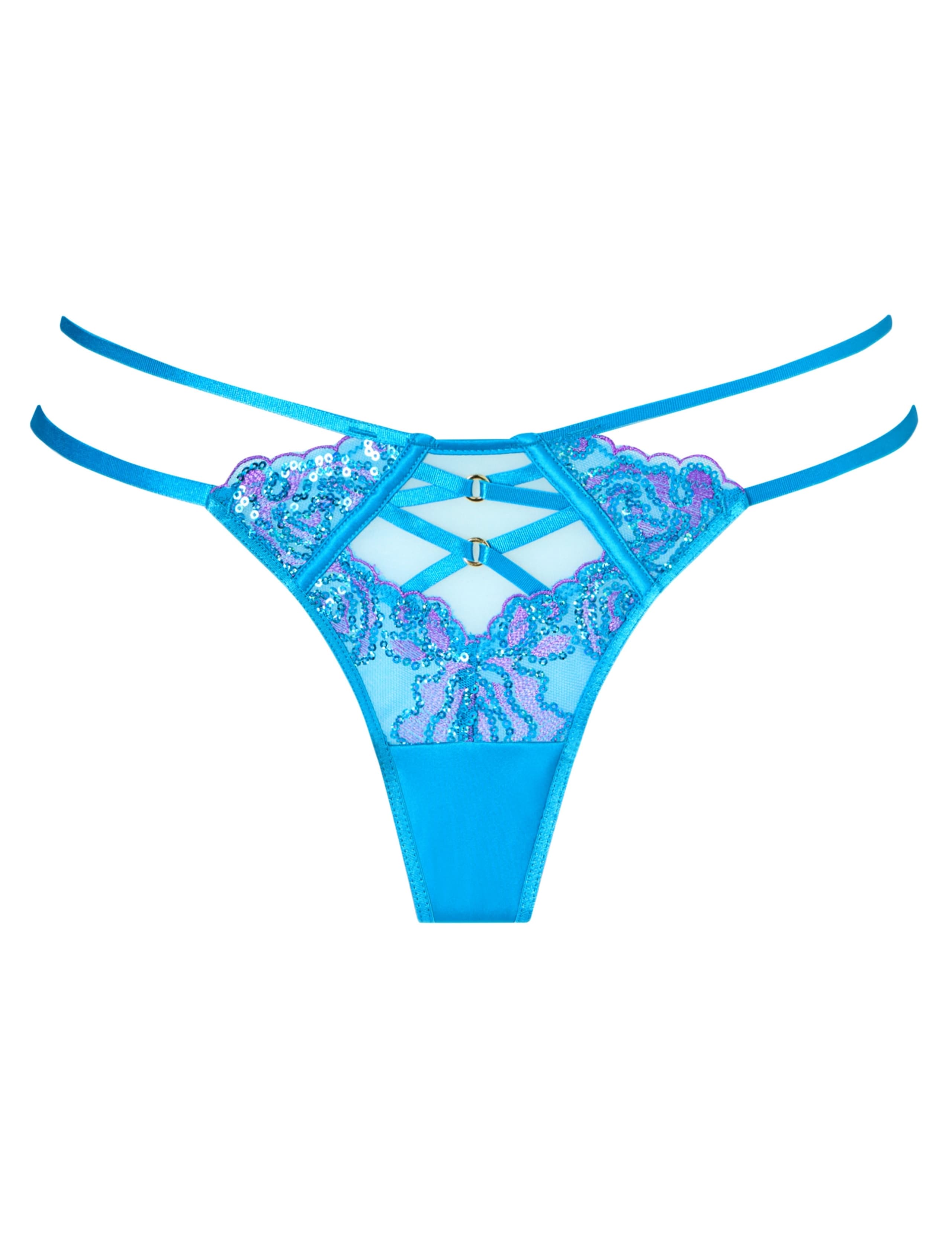 Sequin Embroidery Tanga Thong 2 of 4