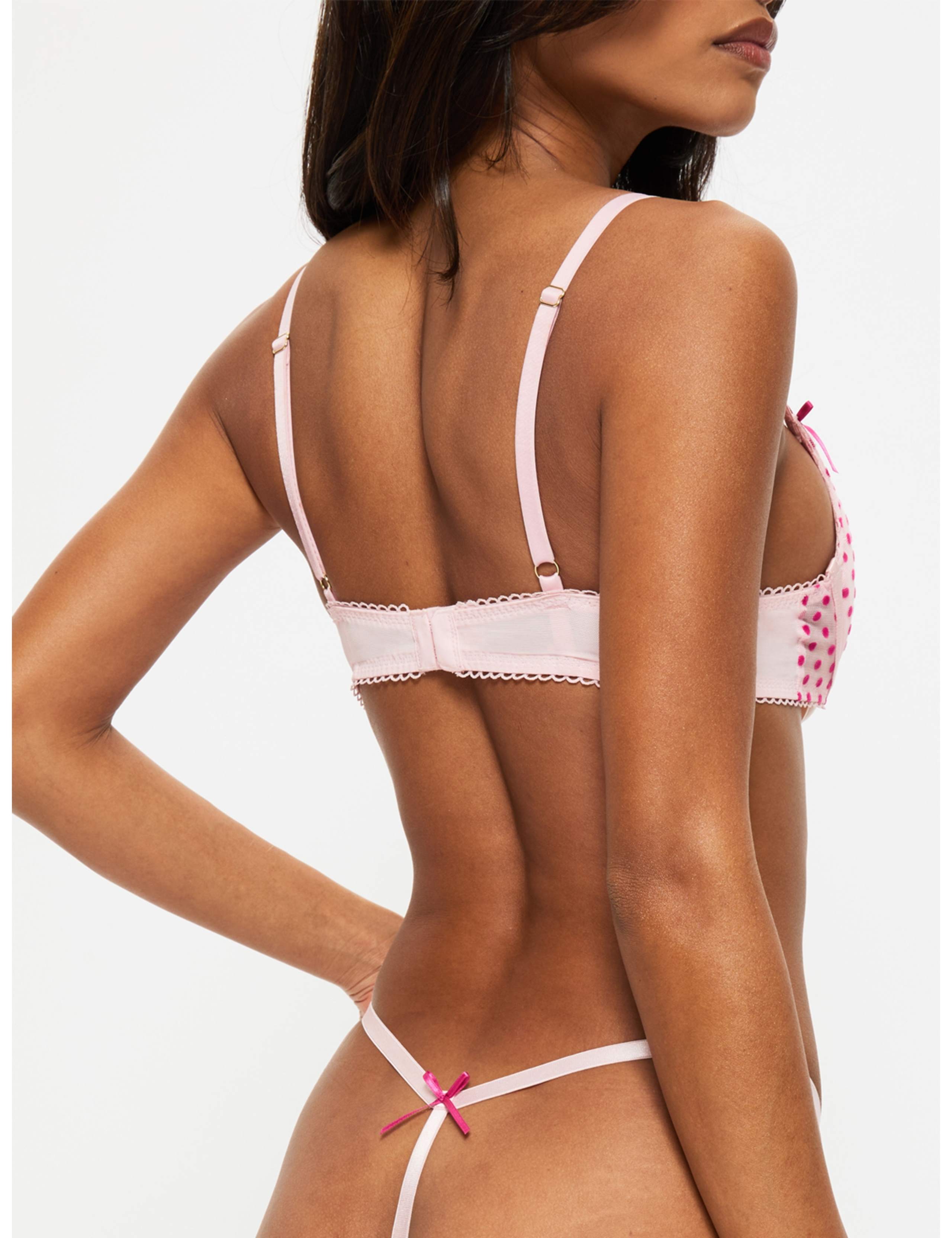Mesh Polka Dot Thong 4 of 5