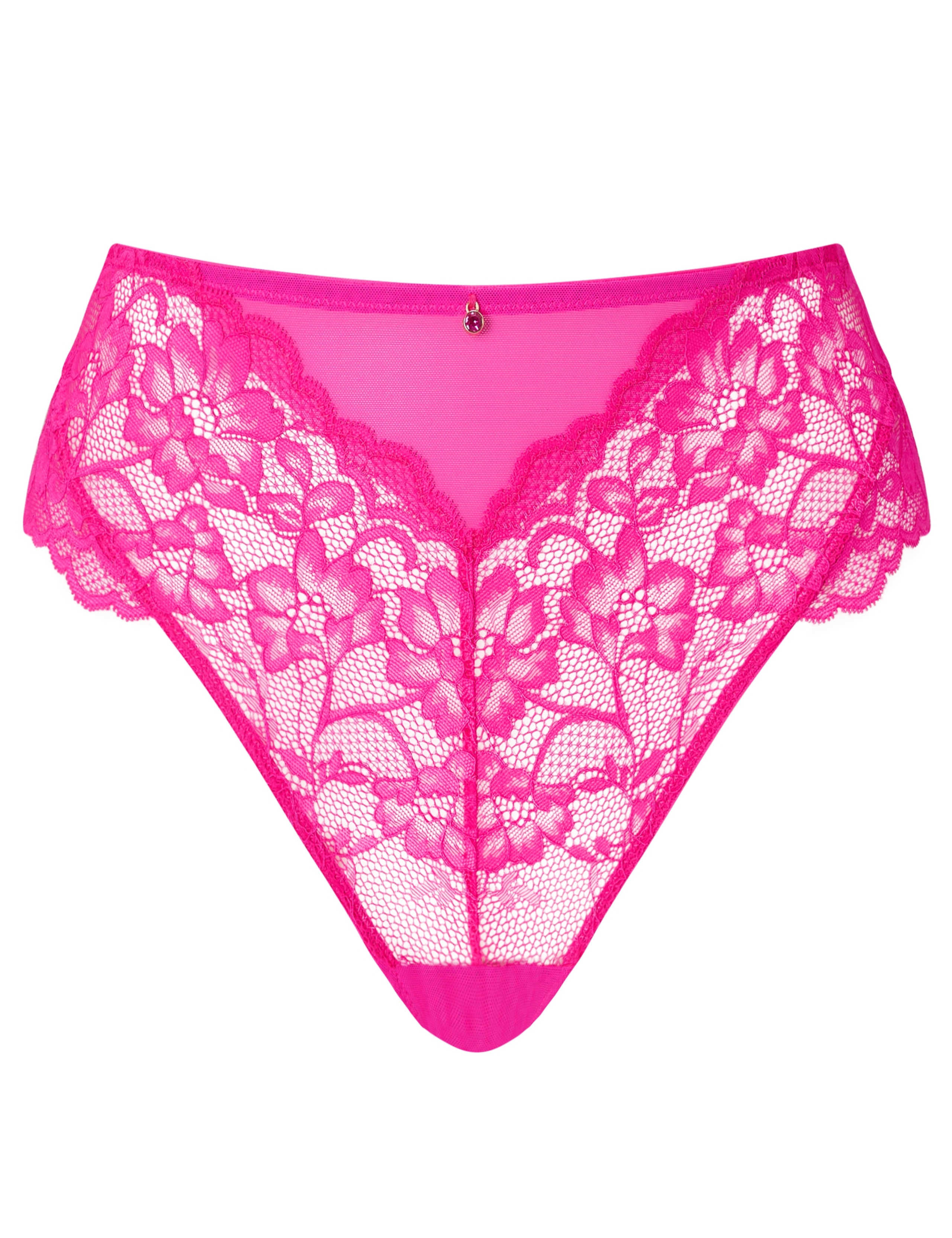 Sexy Lace High Waisted Brazilian Knickers 2 of 5