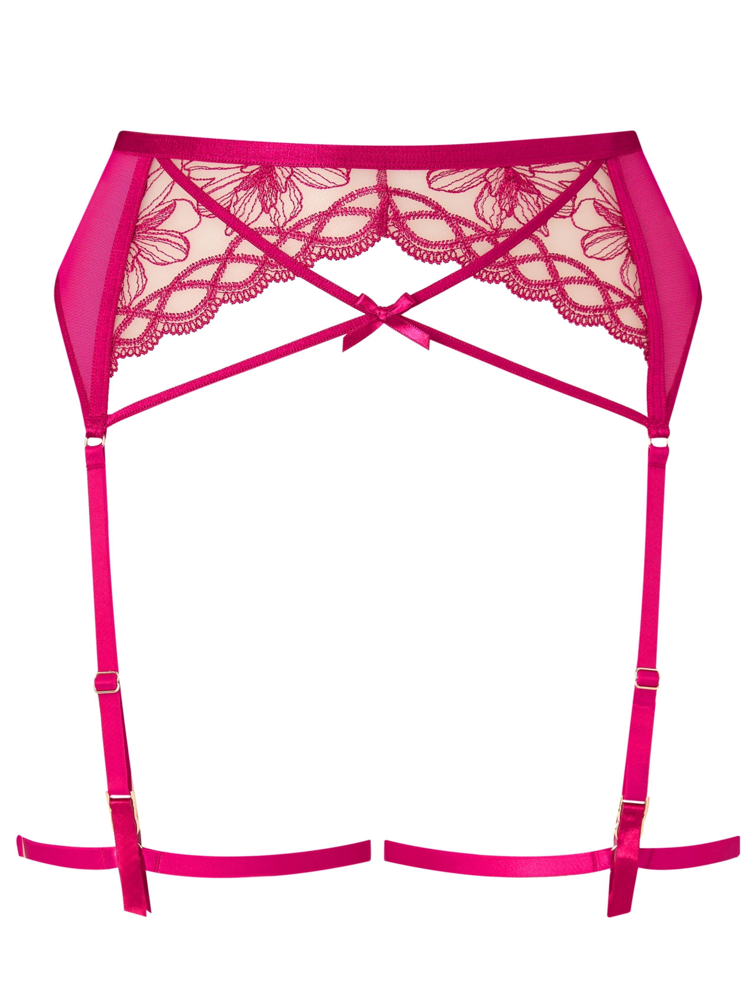 Embroidered Mesh Suspender 2 of 4