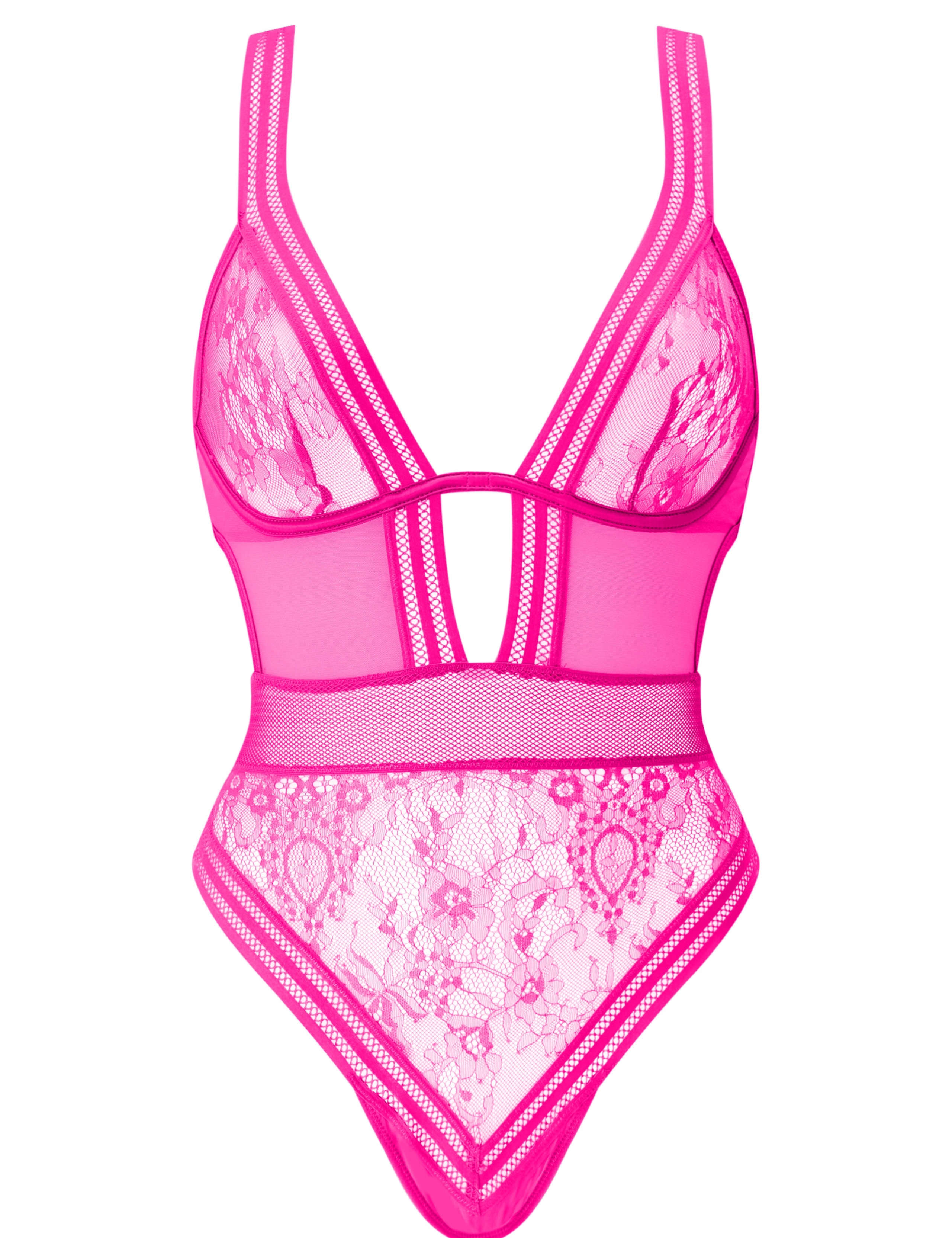 Mesh & Lace Wired Body 2 of 4