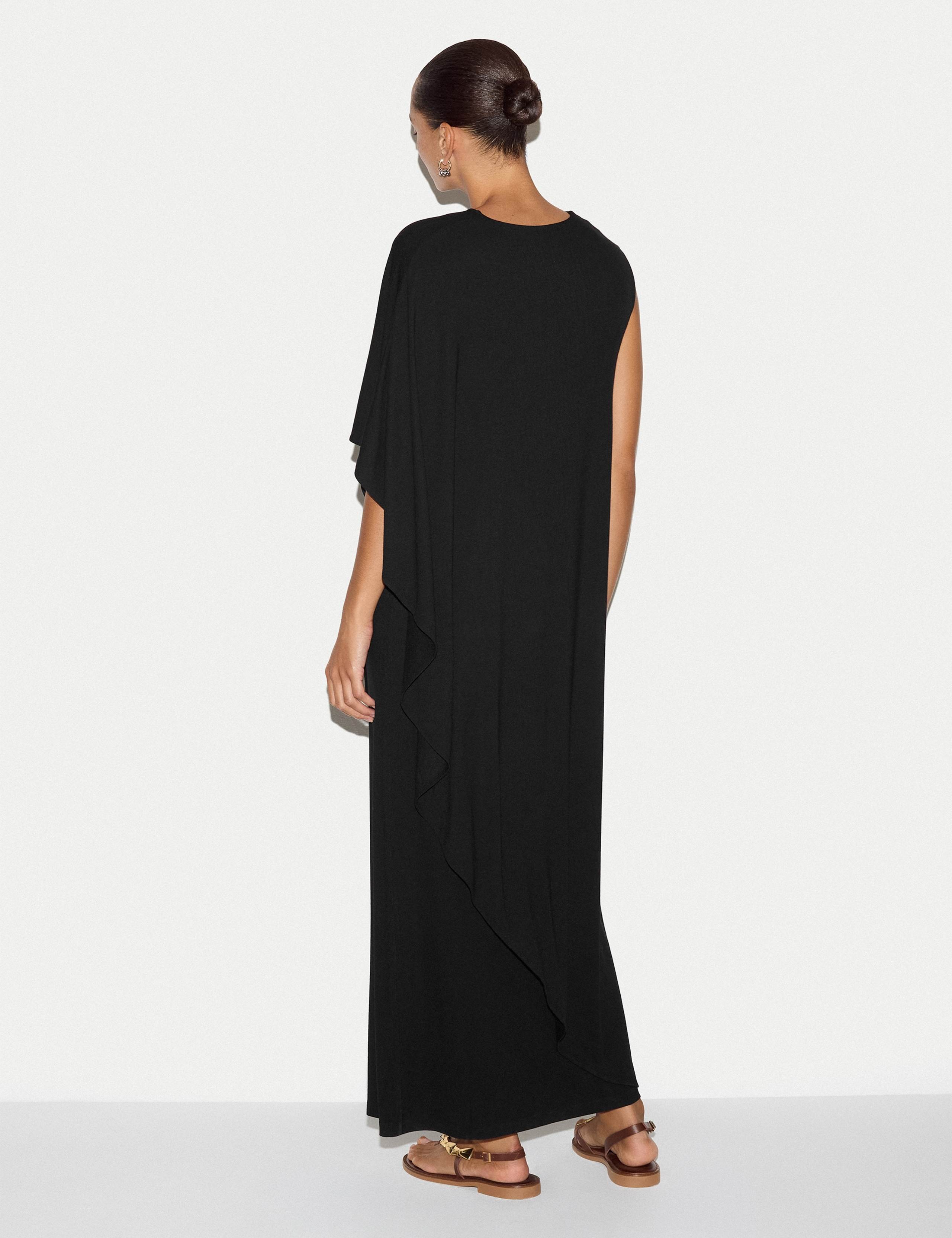Jersey Maxi Column Cape Dress 5 of 5