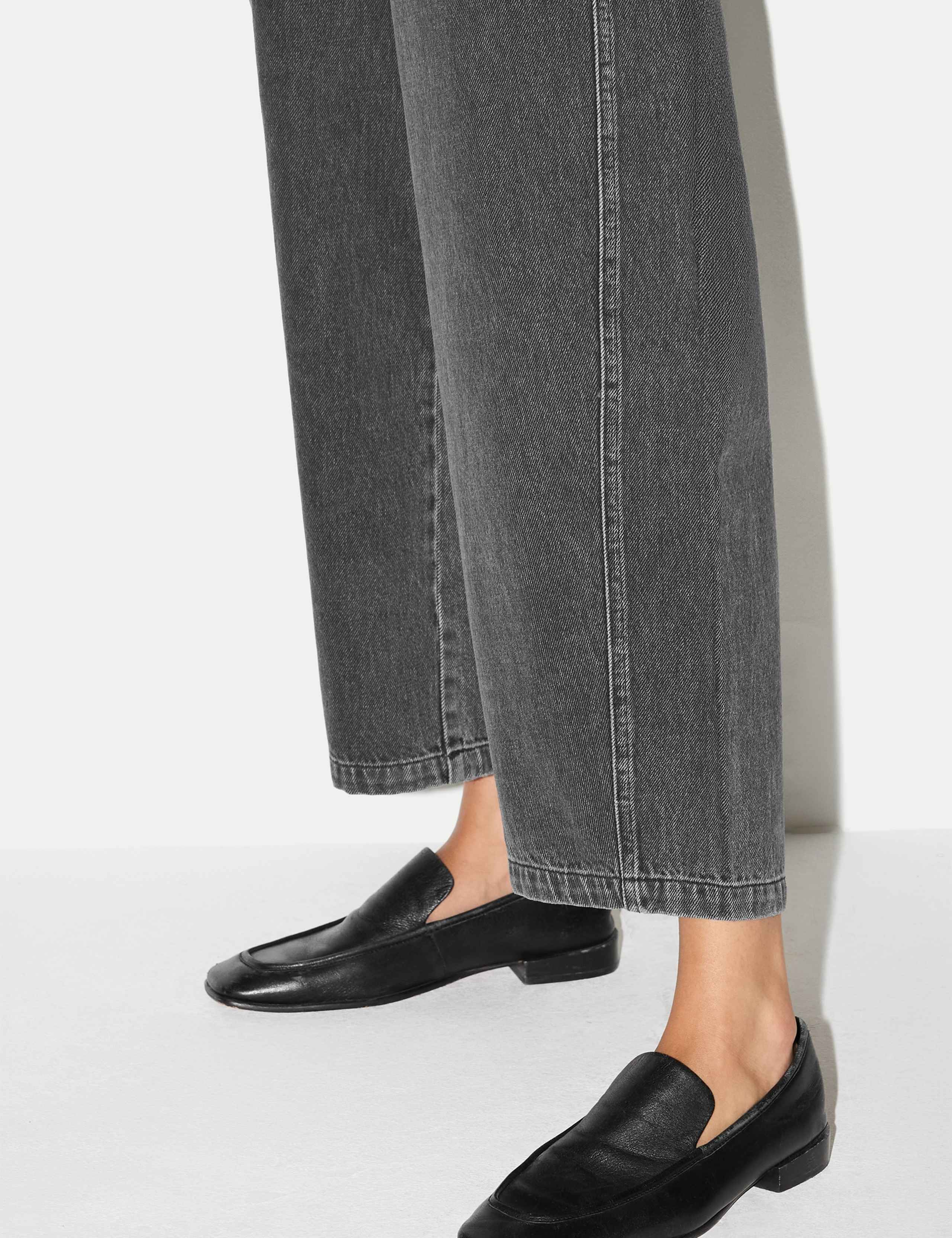 High Waisted Barrel Cropped Jeans 5 of 6