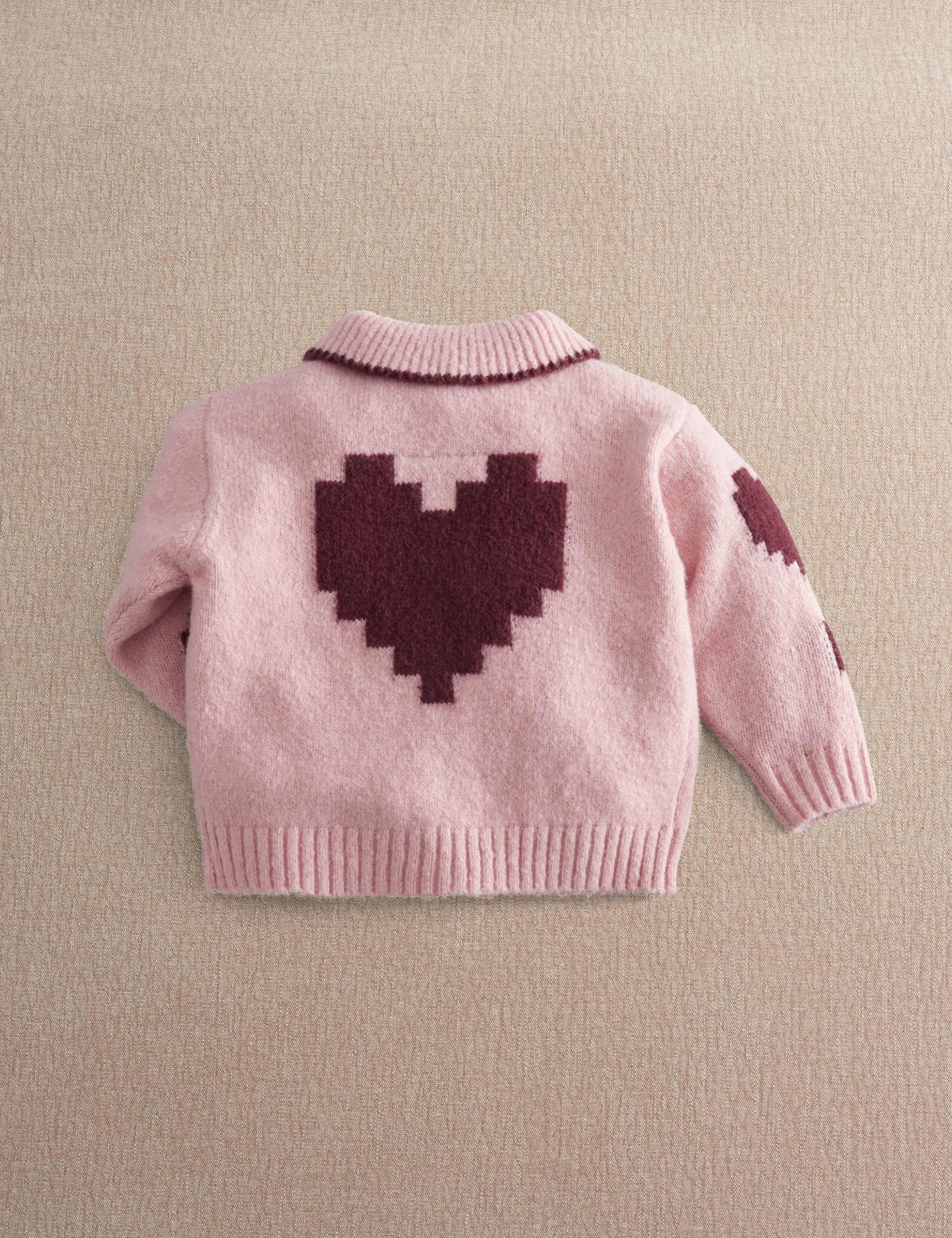 Knitted Heart Cardigan (0 Mths - 3 Yrs) 4 of 5