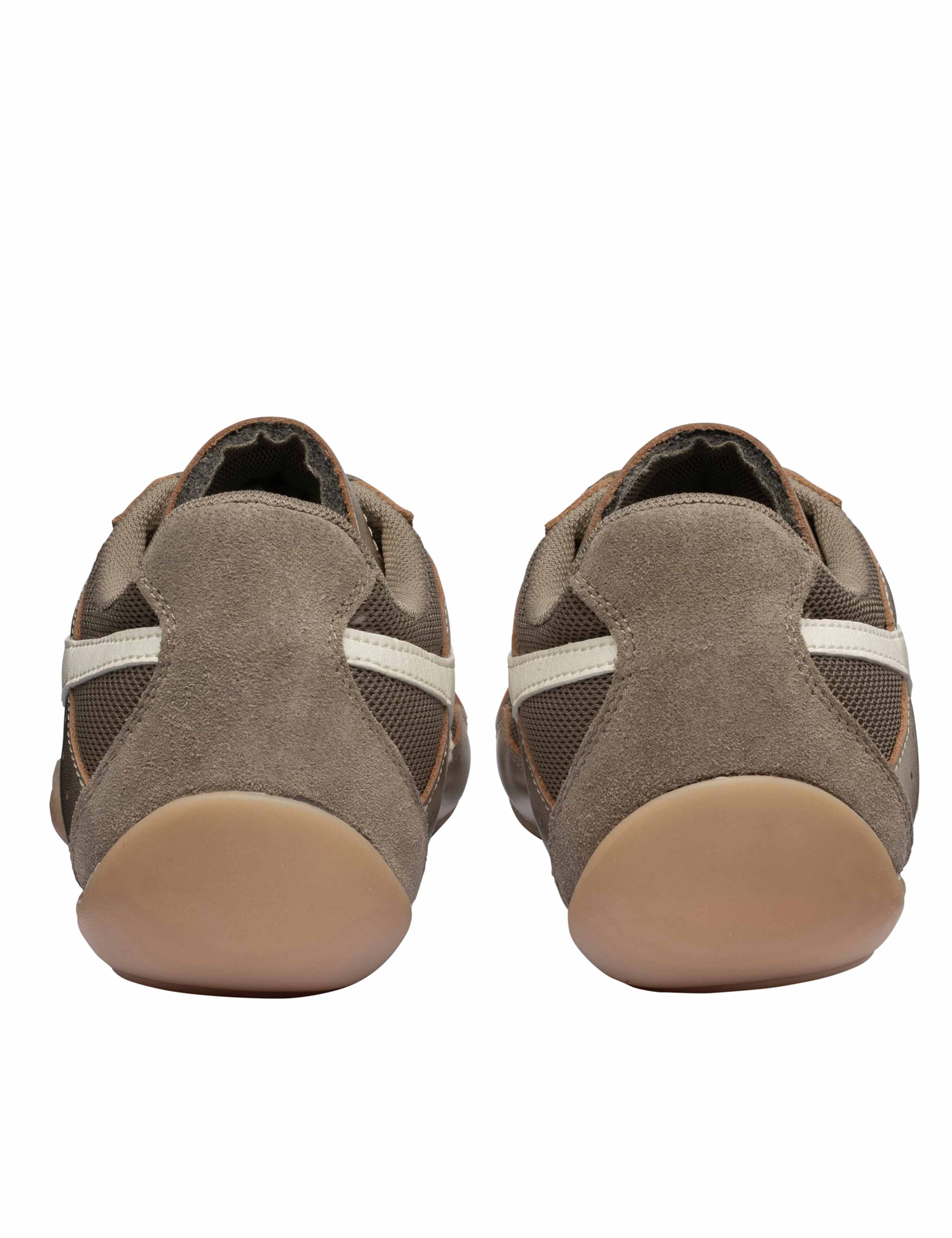 Cascade Glimmer Lace Up Metallic Trainers 5 of 5