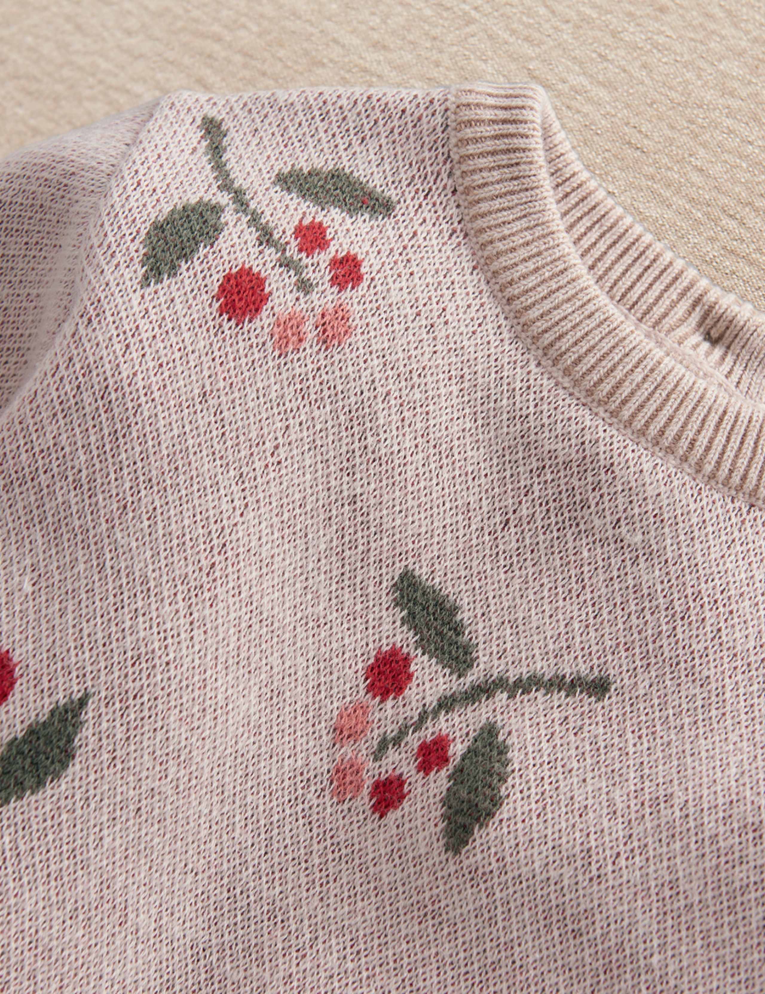 2 Piece Berry Knitted Outfit (0-3 Yrs) 3 of 4