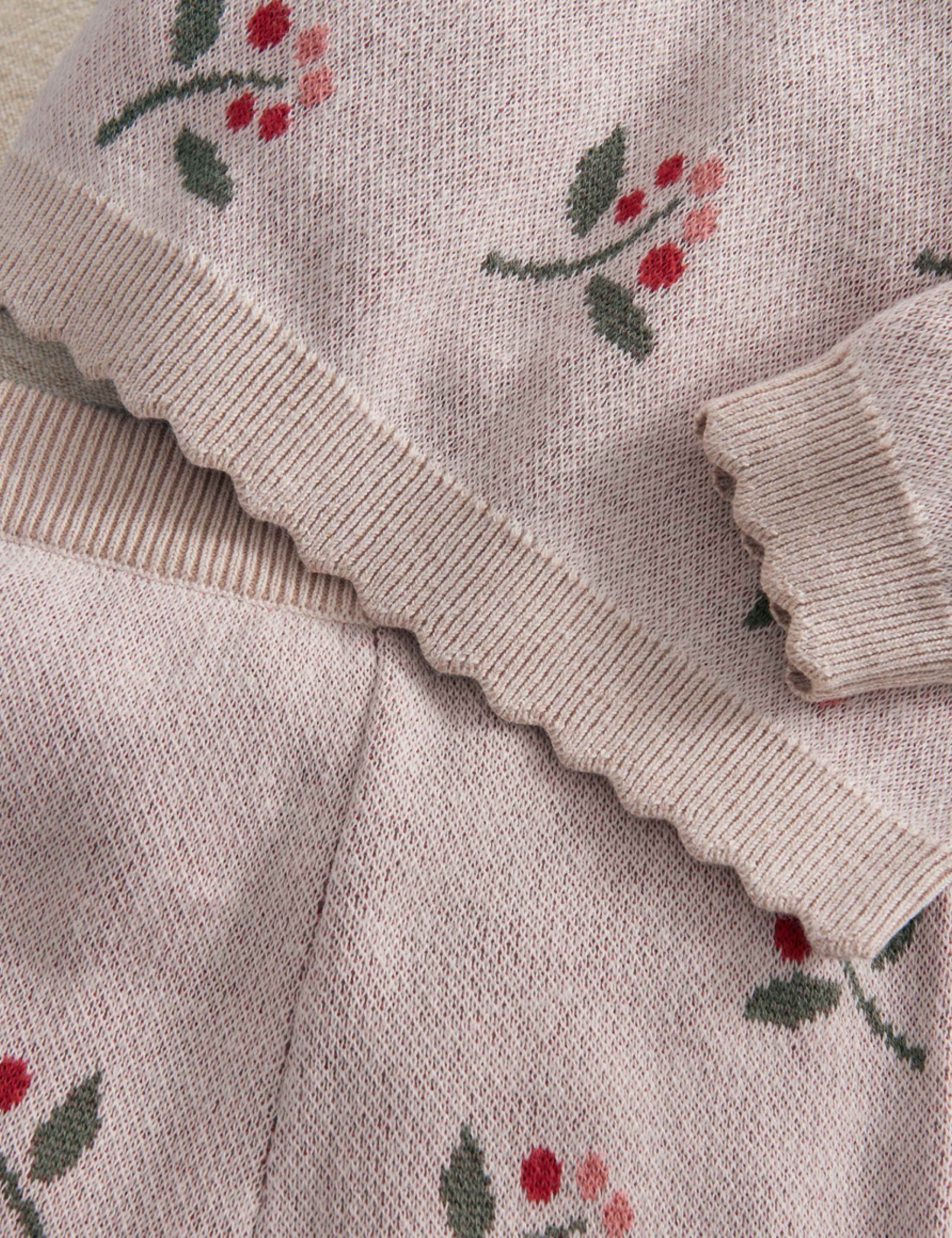 2 Piece Berry Knitted Outfit (0-3 Yrs) 4 of 4