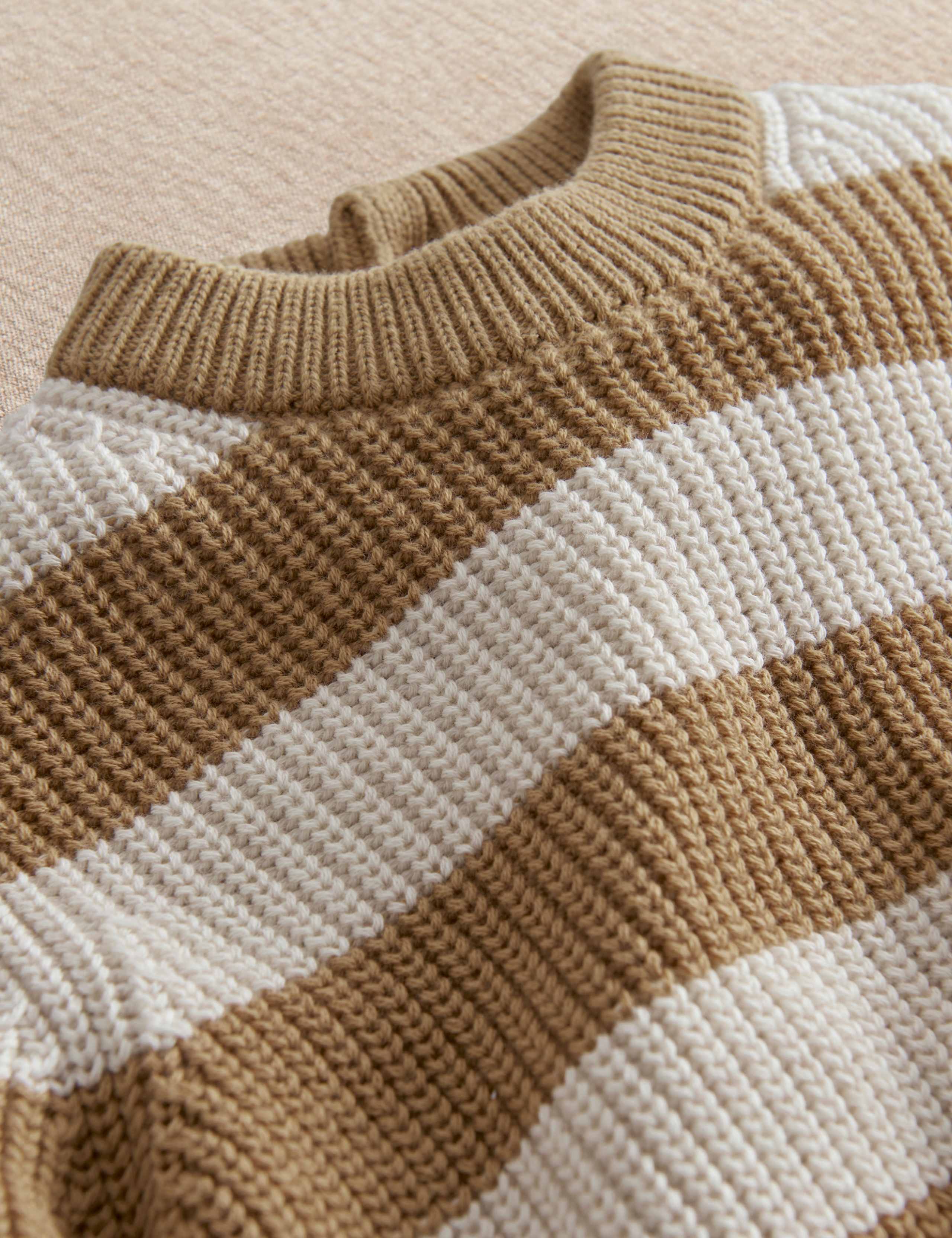 2 Piece Striped Knitted Outfit (0-3 Yrs) 7 of 7