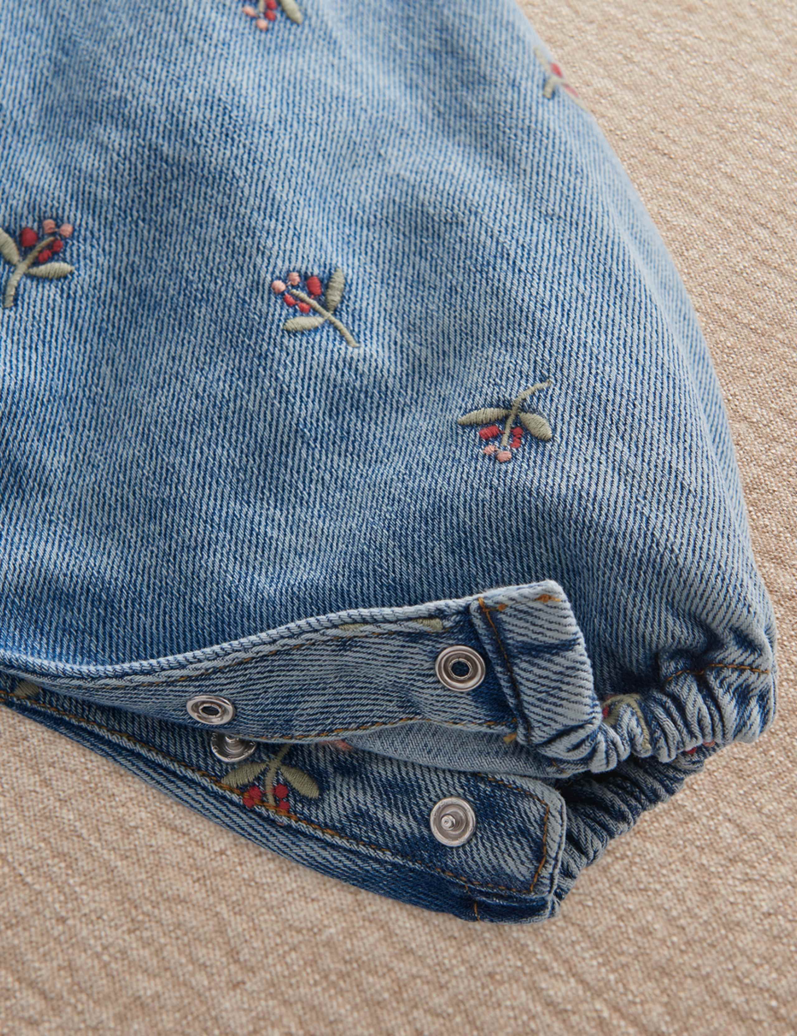 2 Piece Berry Dungaree Outfit (0-2 Yrs) 5 of 5