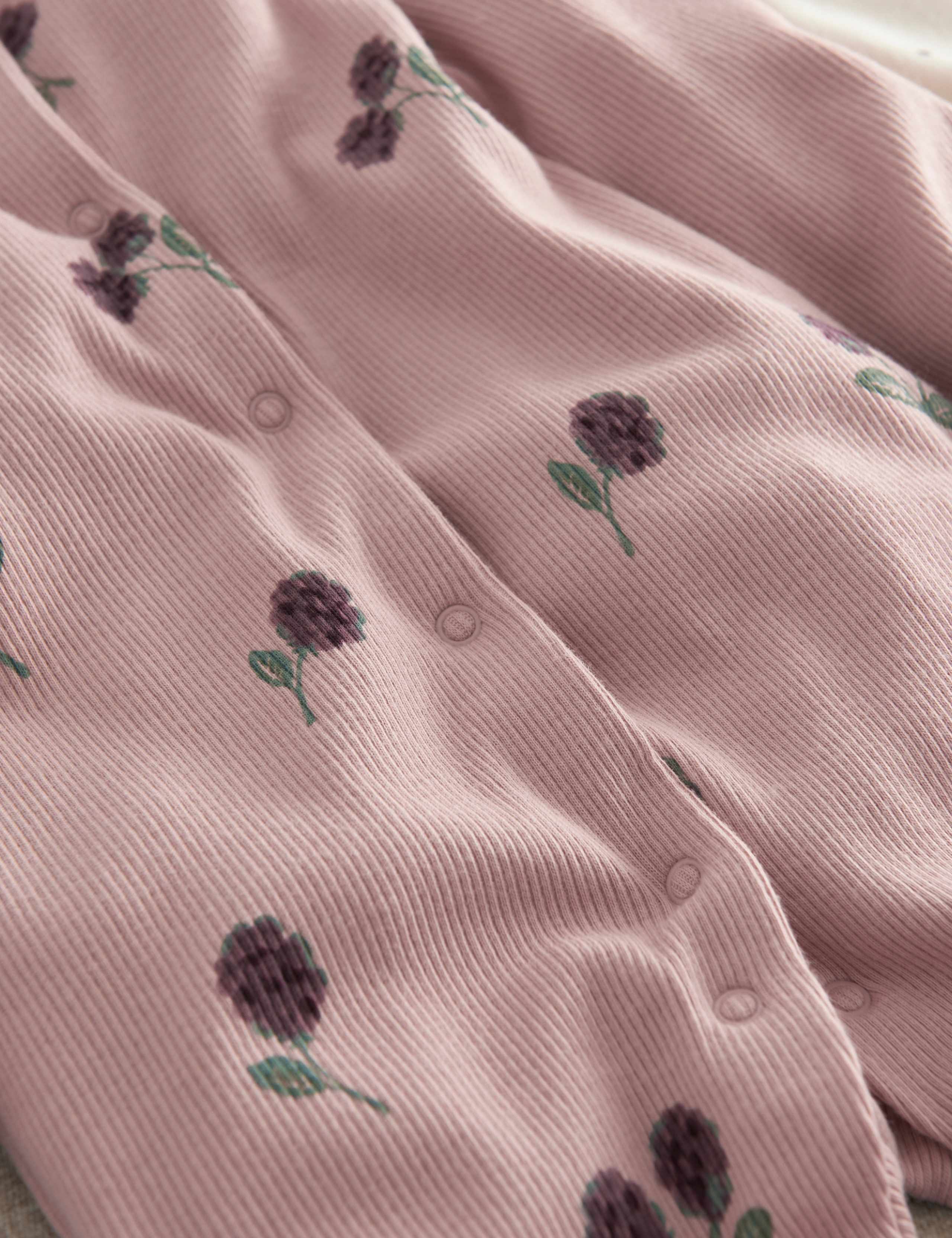 3 Pack Cotton Rich Bramble Sleepsuits (0-24 Mths) 3 of 4