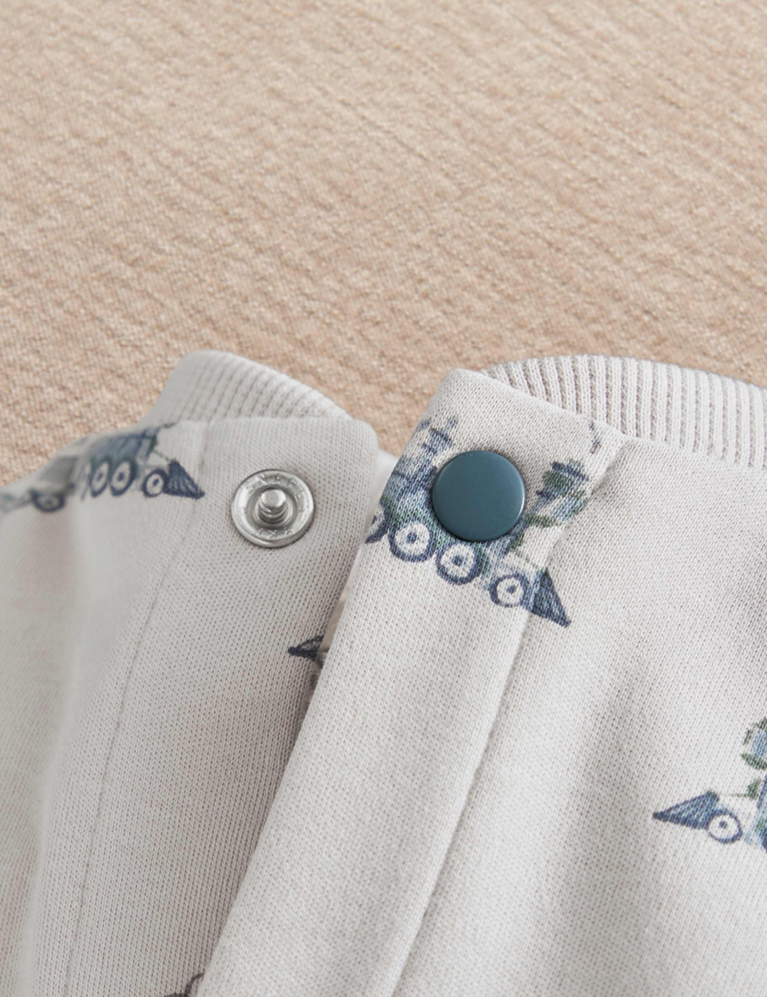 Pure Cotton Train Print Romper (0-12 Mths) 8 of 9