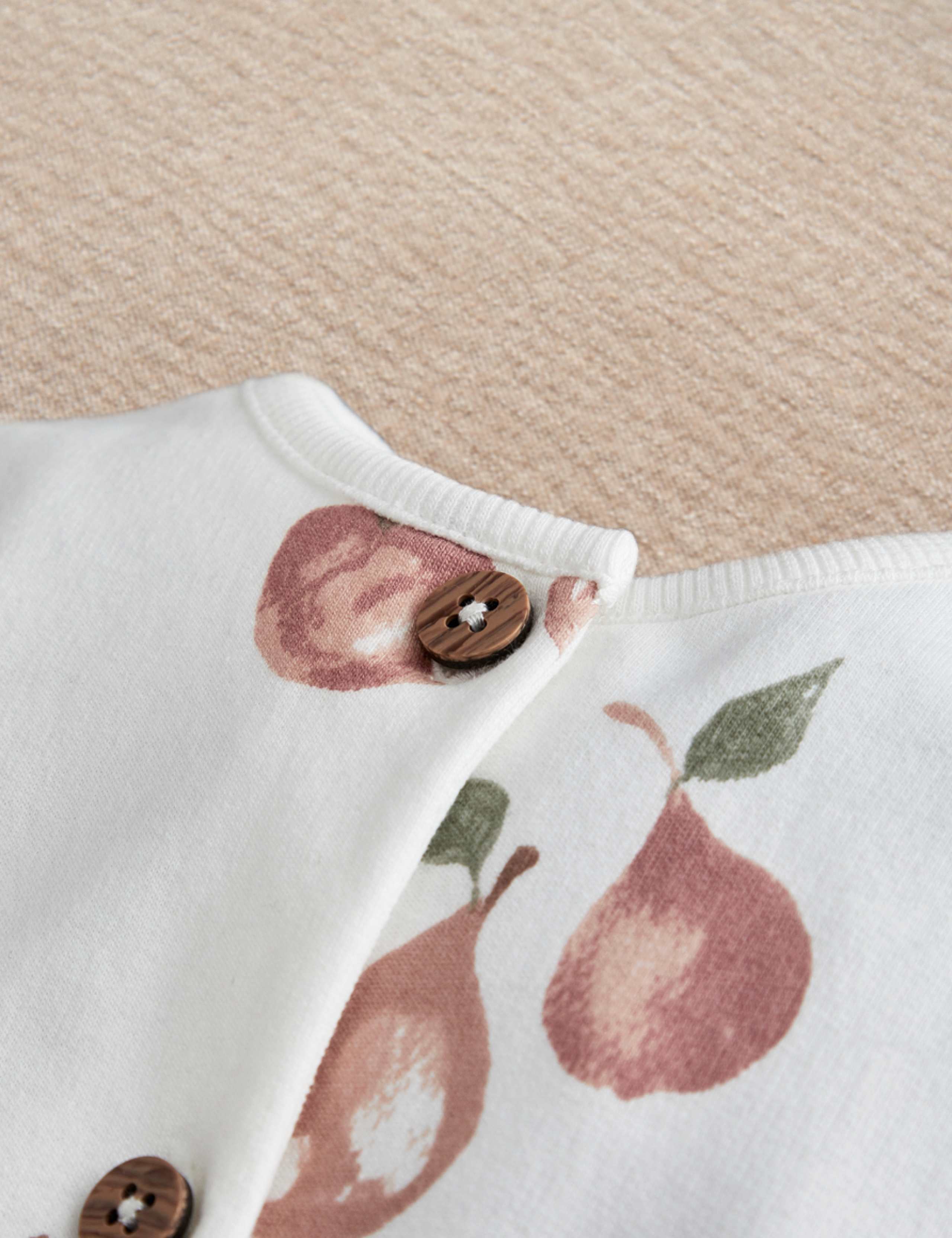 Pure Cotton Fruit Print Romper (0-12 Mths) 4 of 5