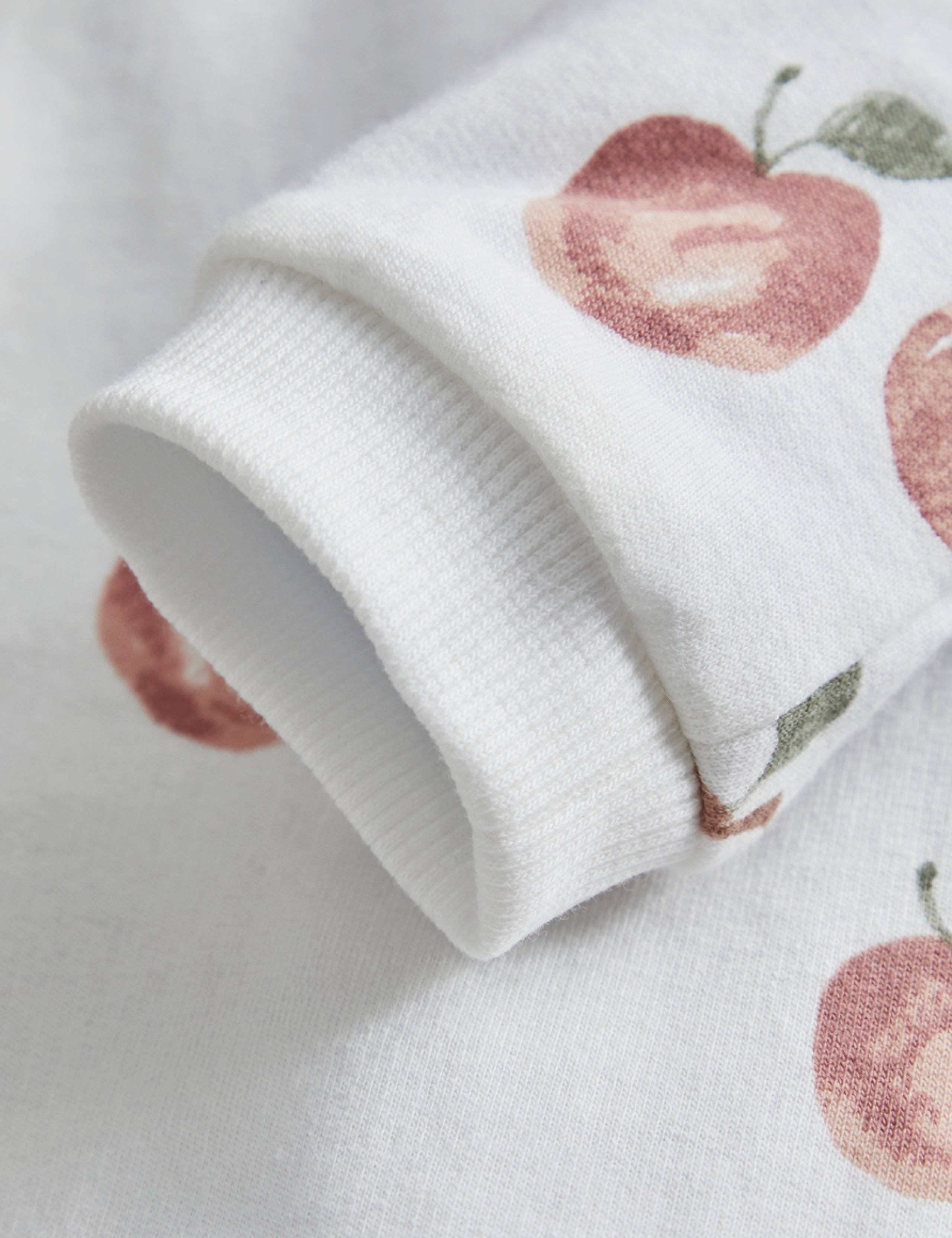 Pure Cotton Fruit Print Romper (0-12 Mths) 5 of 5
