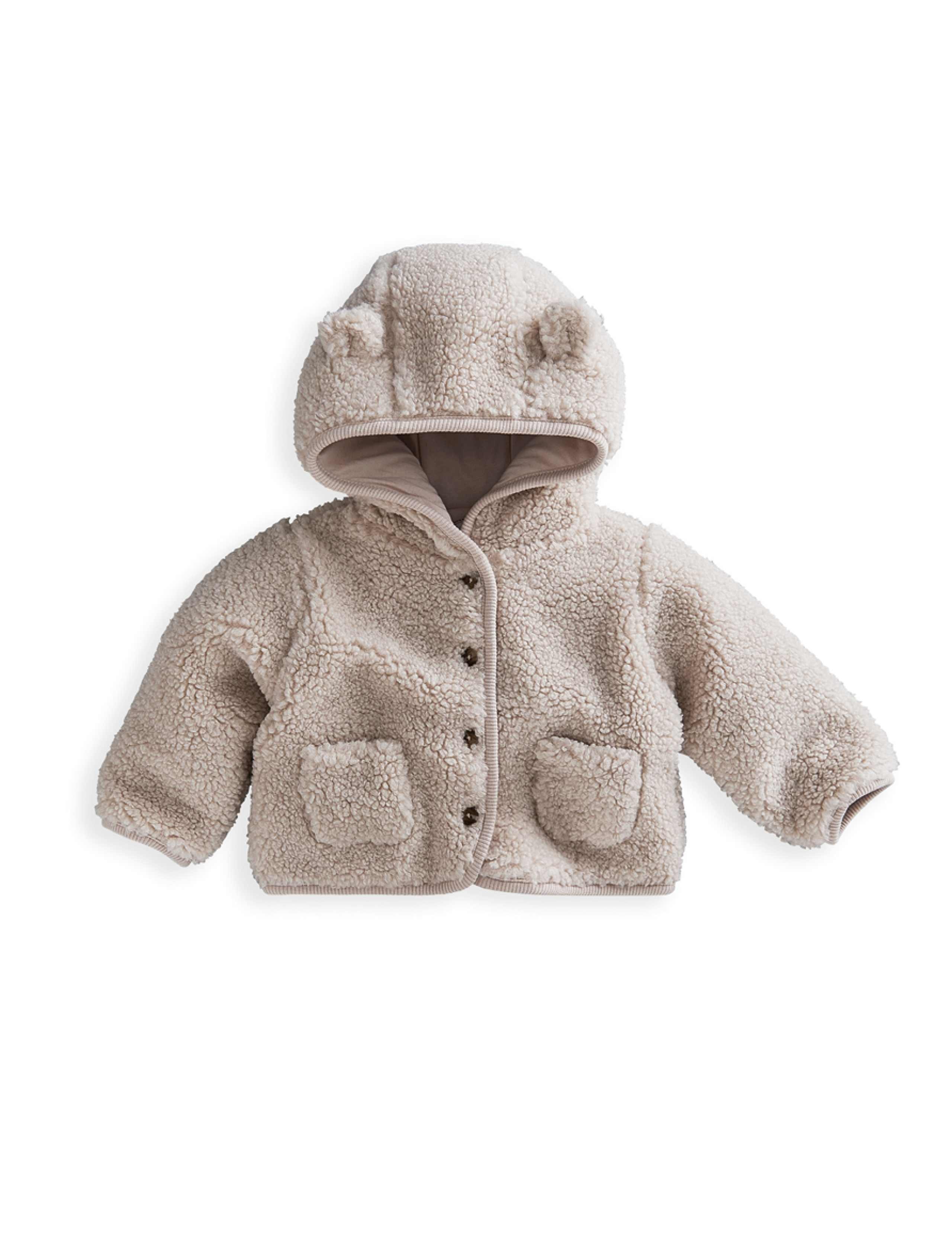 Hooded Fleece Jacket (0-12 Mths) 2 of 5