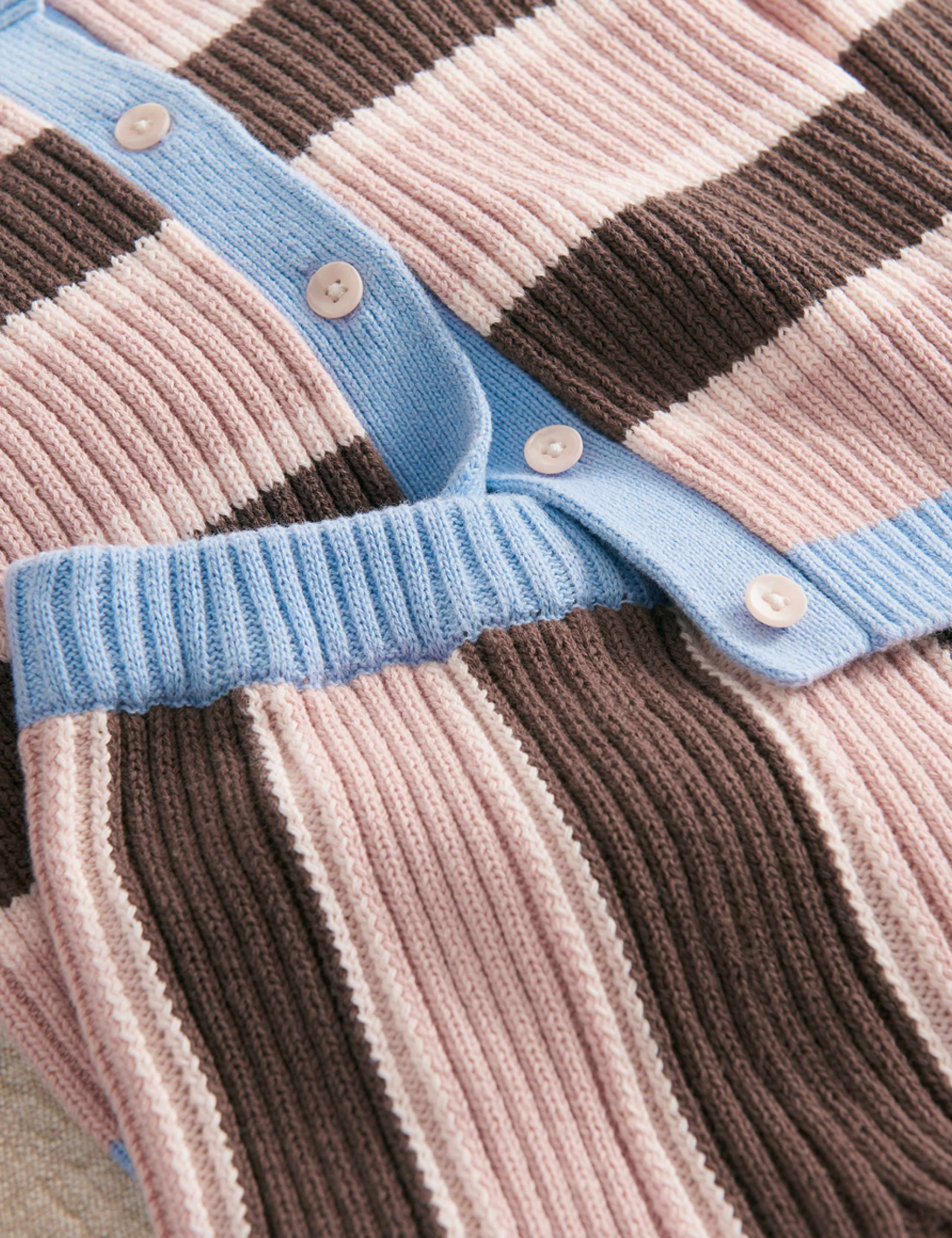 2 Piece Pure Cotton Striped Outfit (0-3 Yrs) 4 of 4
