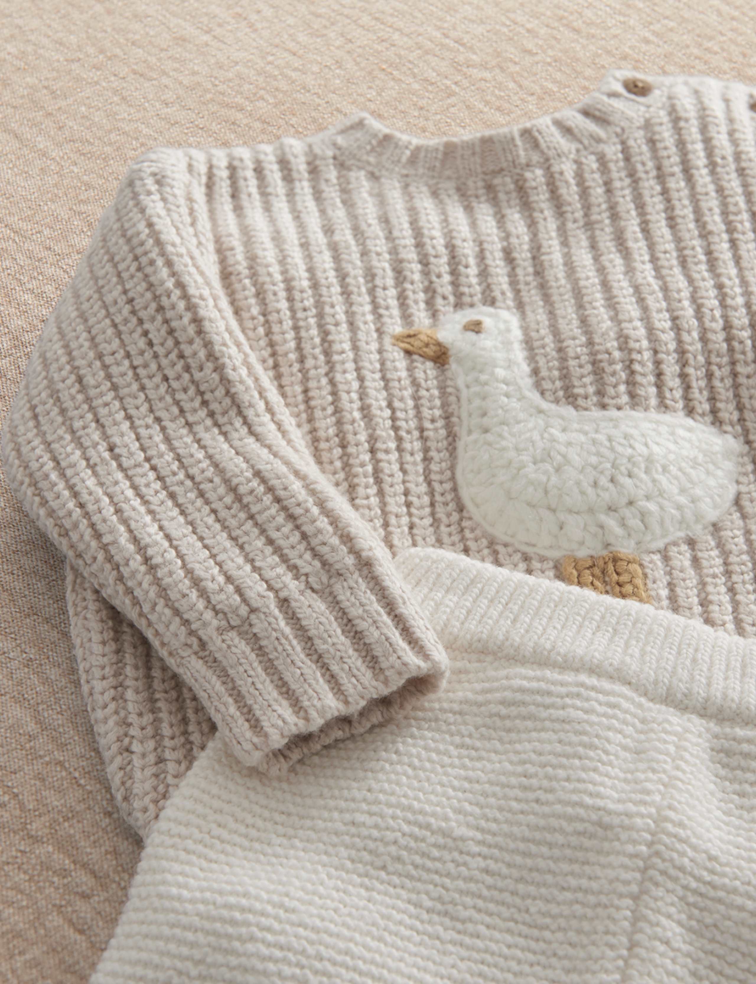 2 Piece Cotton Rich Knitted Outfit (0-9 Mths) 5 of 5