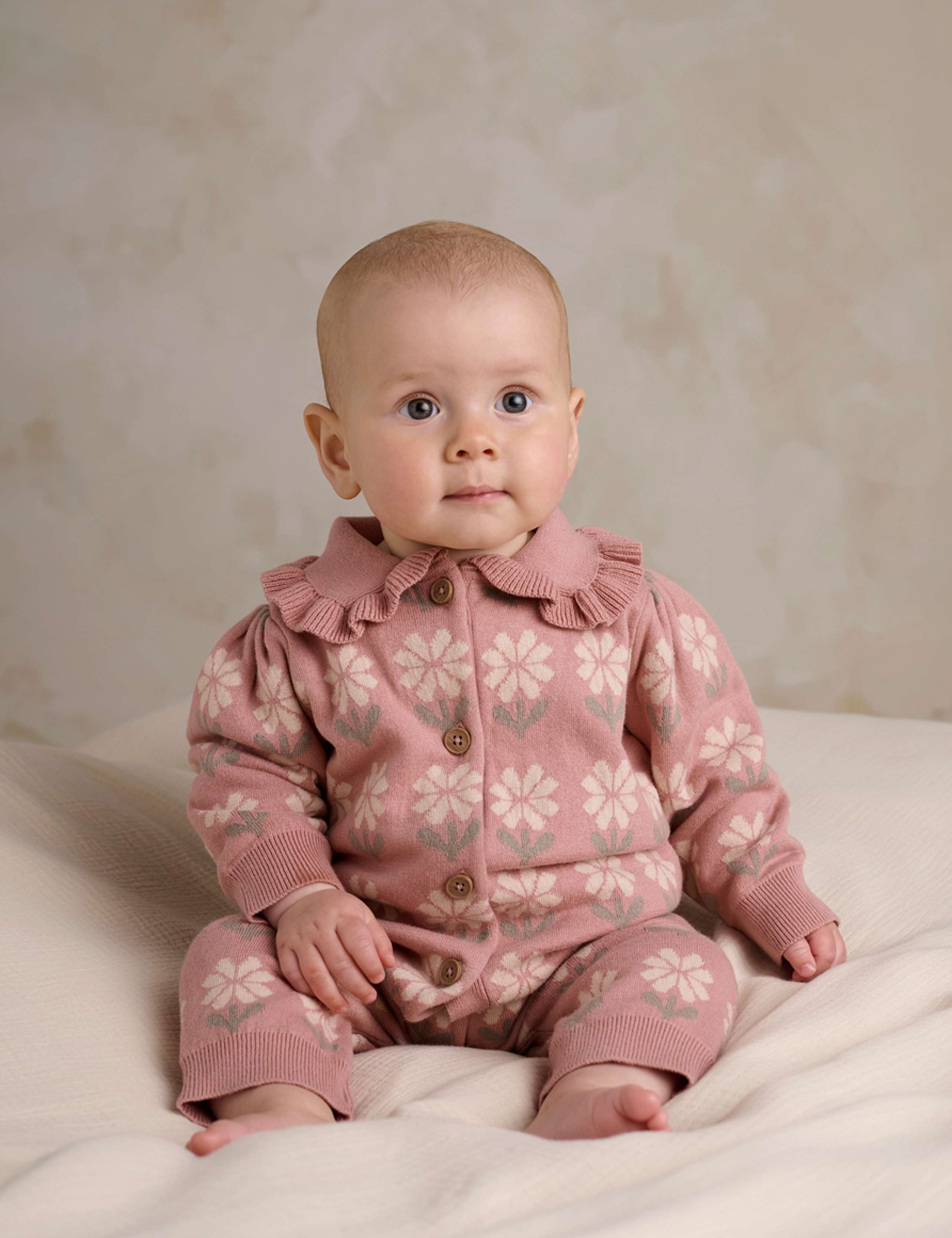 Pure Cotton Knitted Romper (0-12 Months) 3 of 8