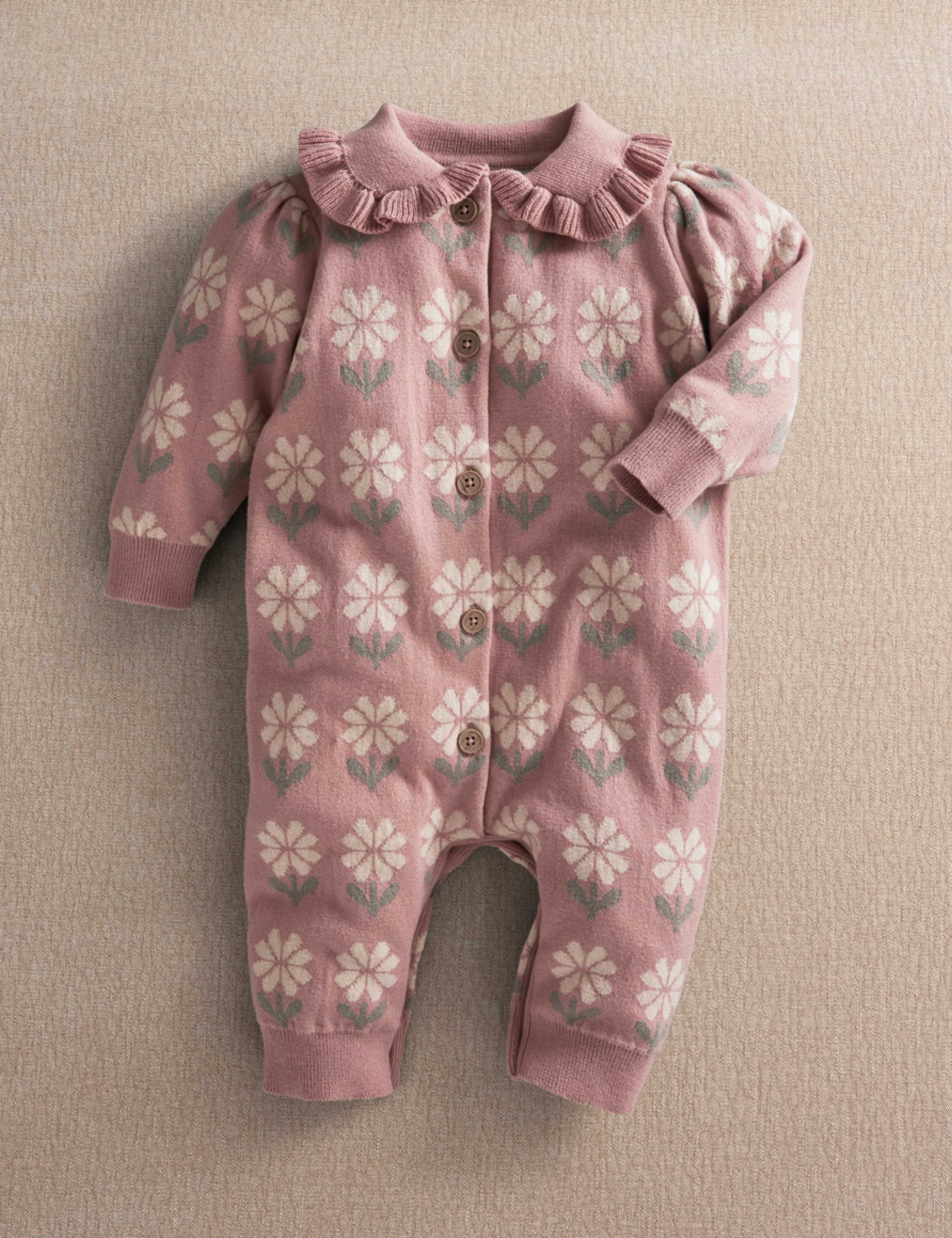 Pure Cotton Knitted Romper (0-12 Months) 6 of 8