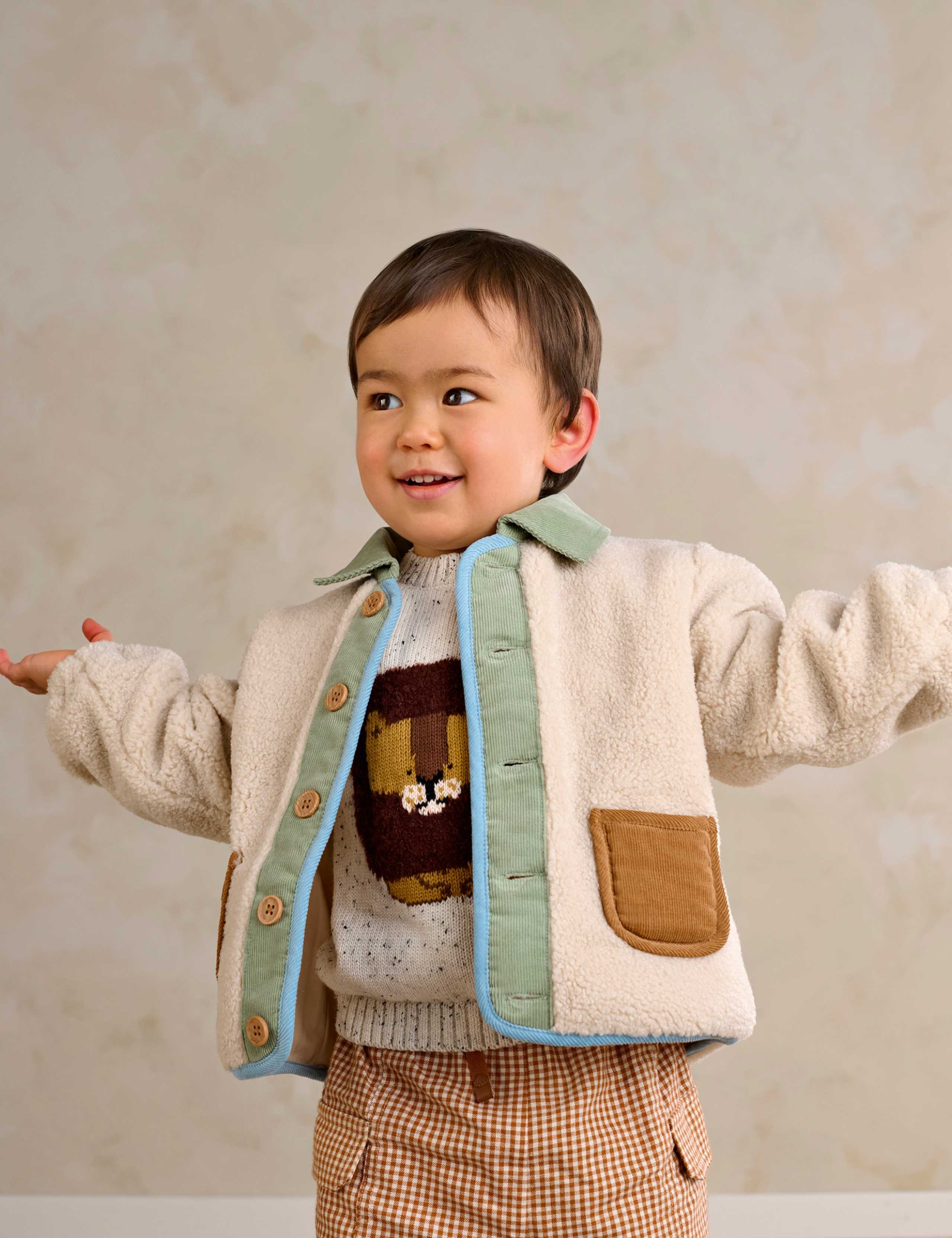 Borg Jacket (3 Months - 3 Years) 3 of 7
