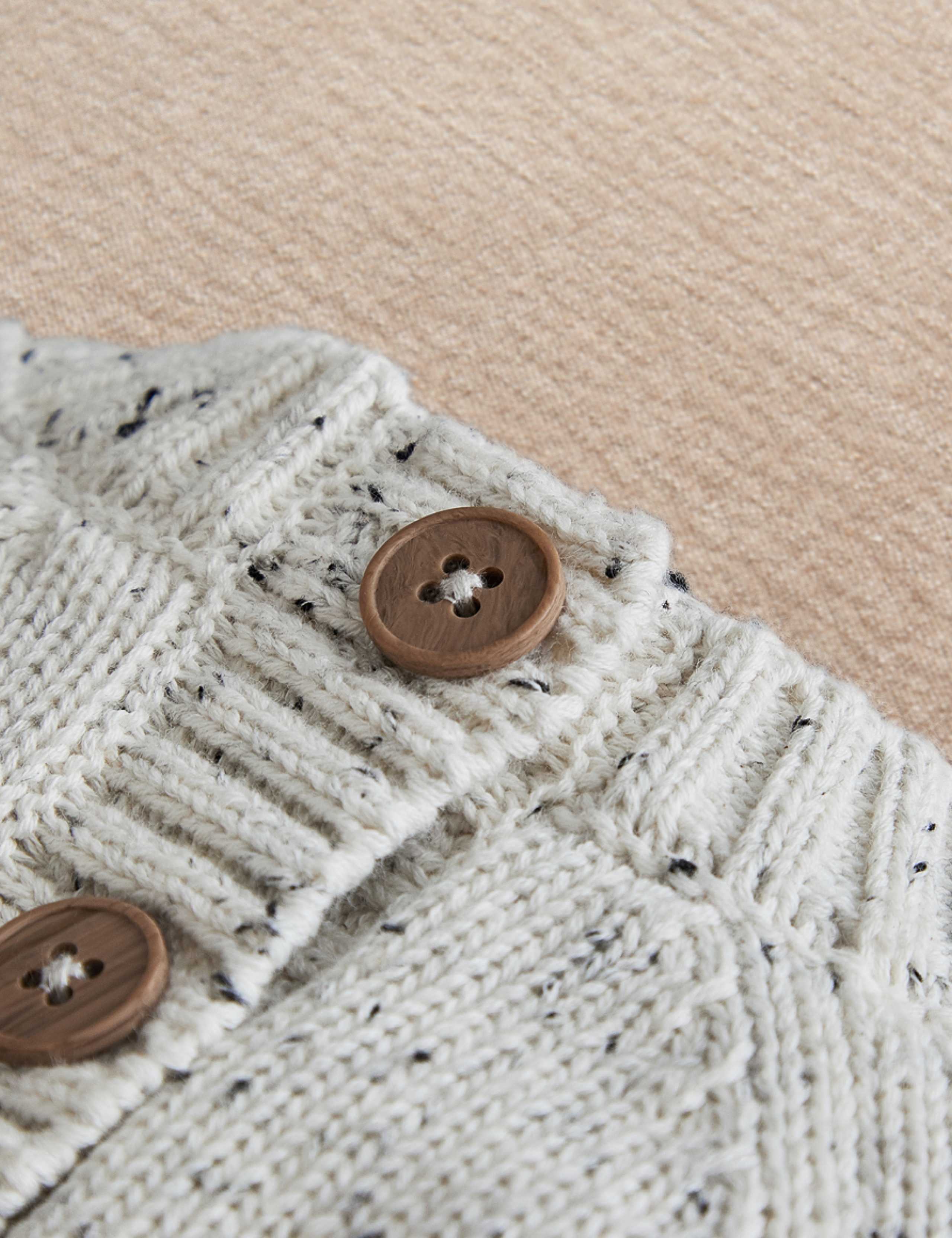 Pure Cotton Lion Knitted Jumper (0-36 Mths) 3 of 4