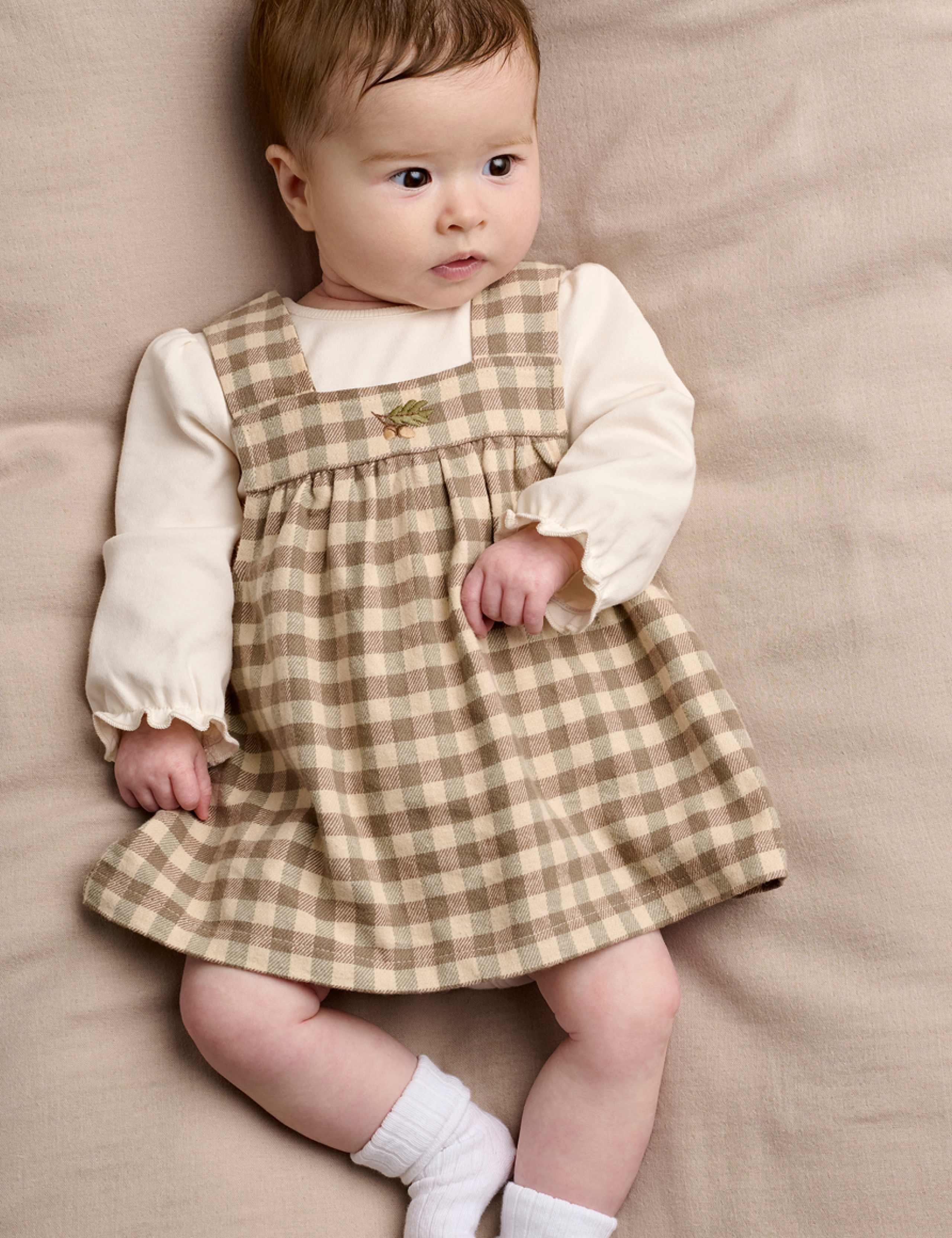 2 Piece Pure Cotton Gingham Outfit (0-24 Mths) 4 of 6