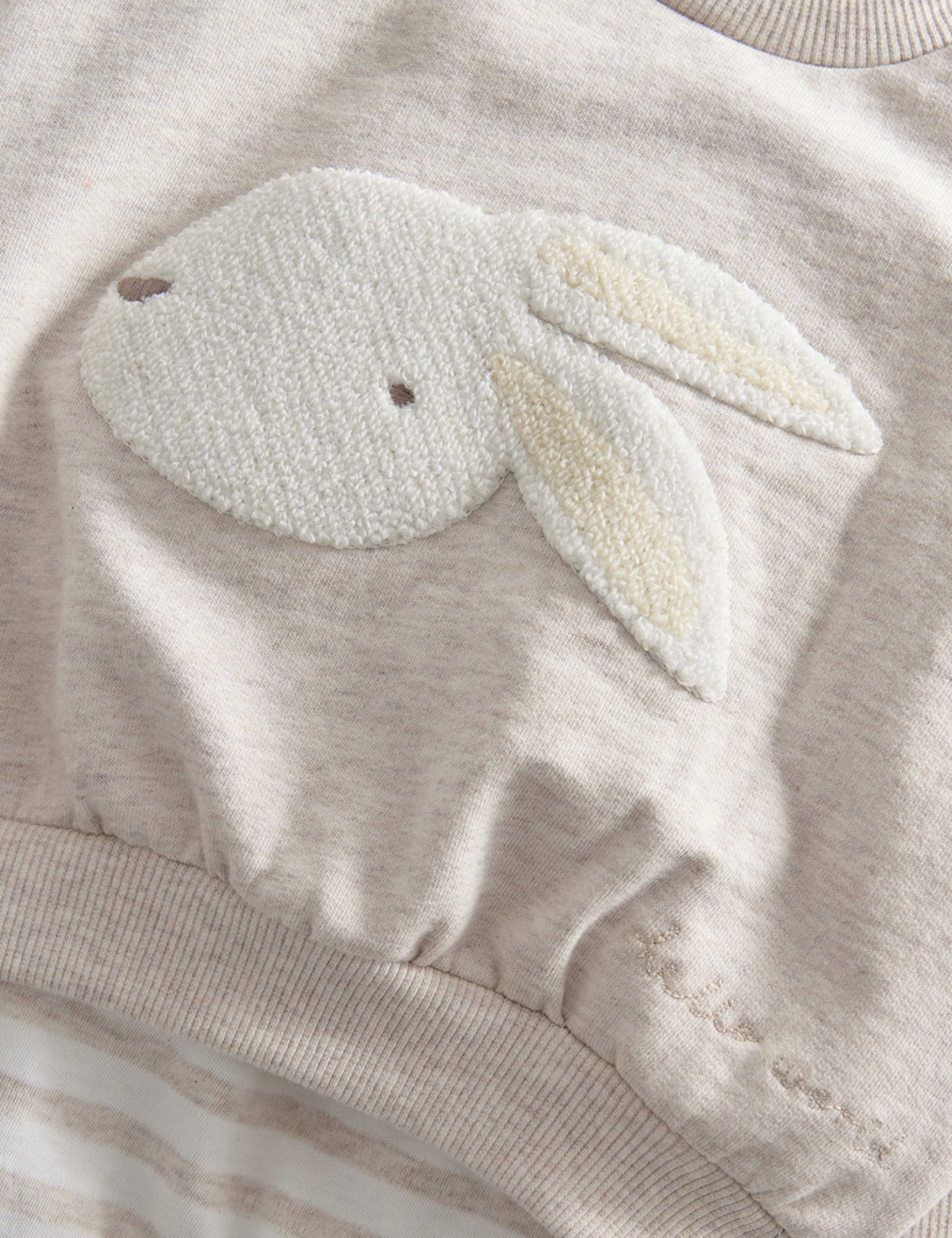 2 Piece Pure Cotton Bunny Outfit (0-9 Mths) 3 of 4