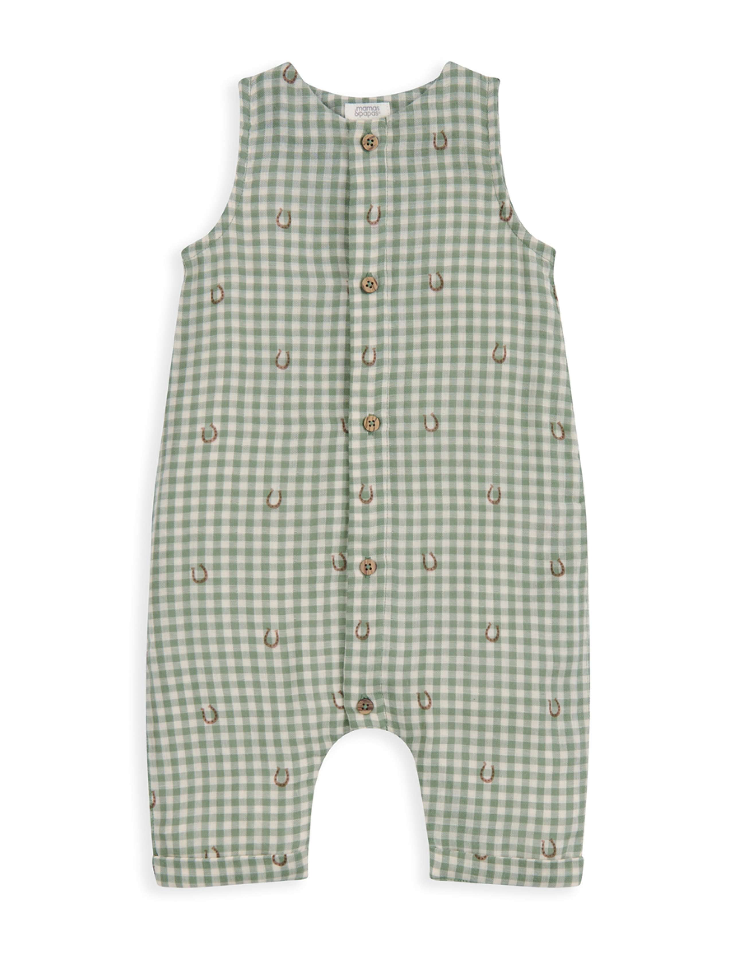 2 Piece Pure Cotton Gingham Outfit (0-12 Mths) 9 of 10