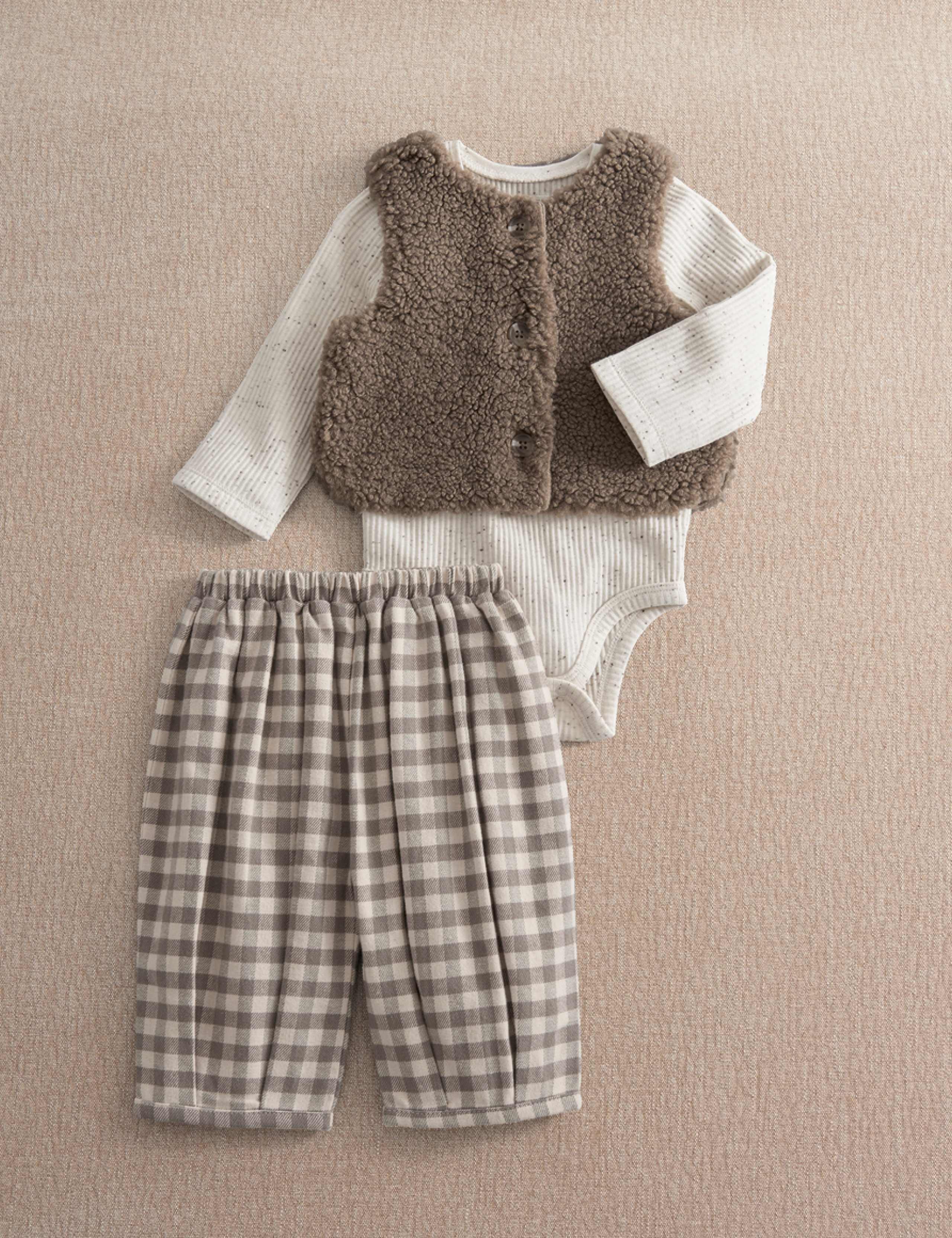 3 Piece Cotton Rich Gingham Outfit (0-24 Mths) 5 of 8