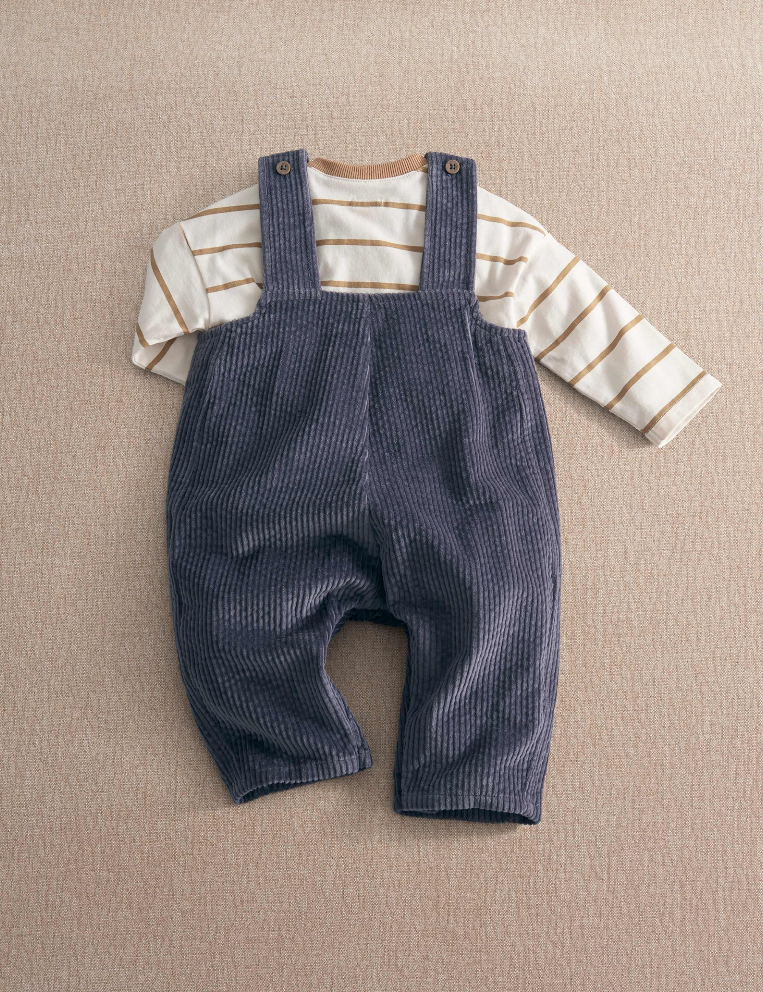 2 Piece Cord Dungarees Outfit (0-24 Mths) 8 of 9