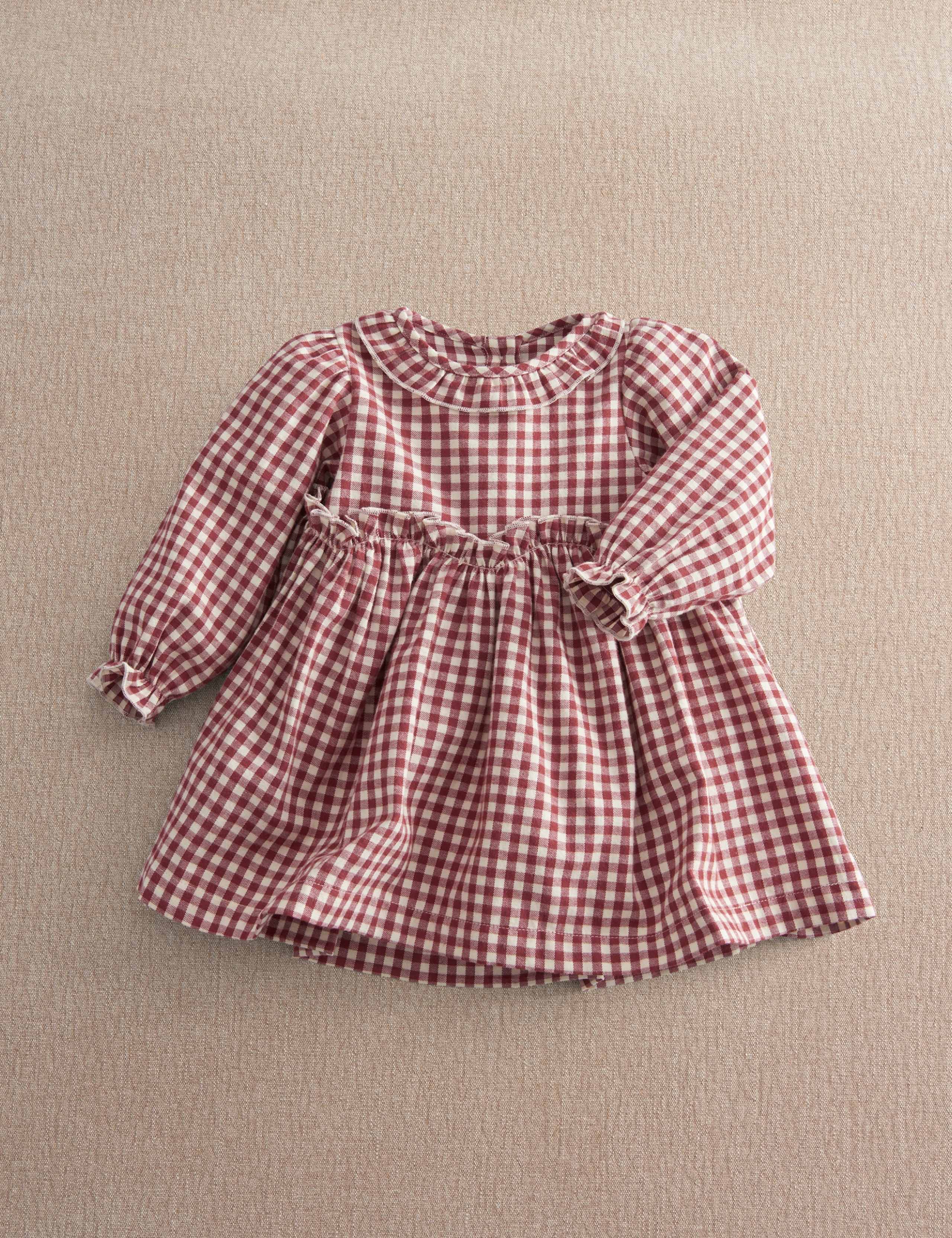 Pure Cotton Gingham Dress (0-24 Months) 1 of 9