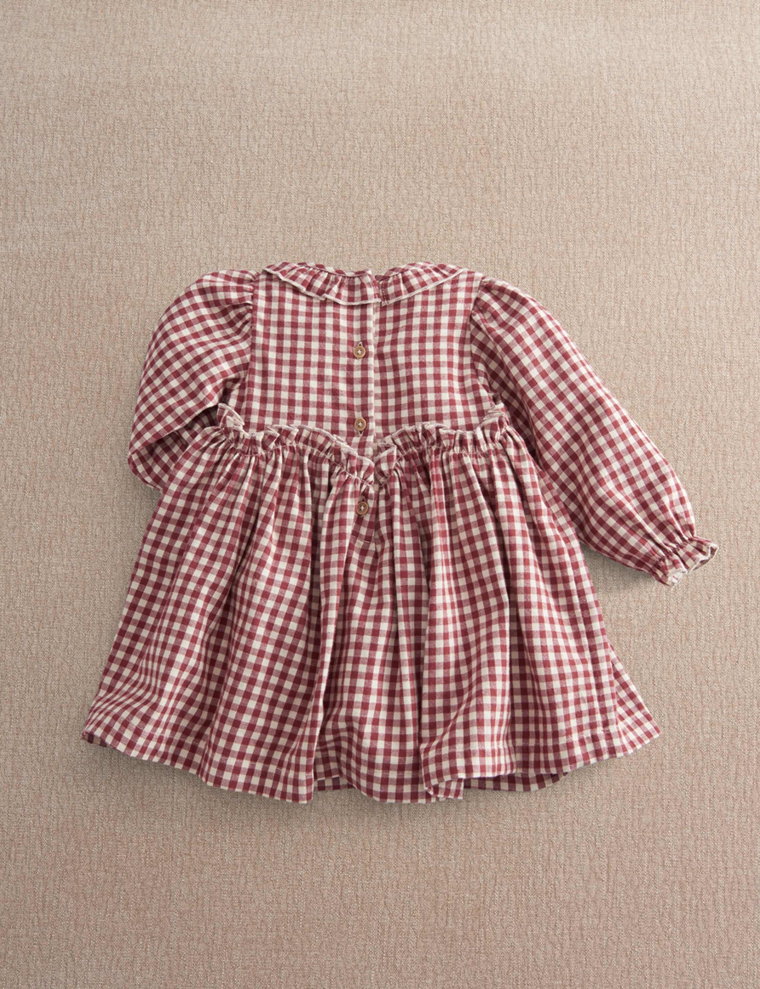 Pure Cotton Gingham Dress (0-24 Months) 7 of 9