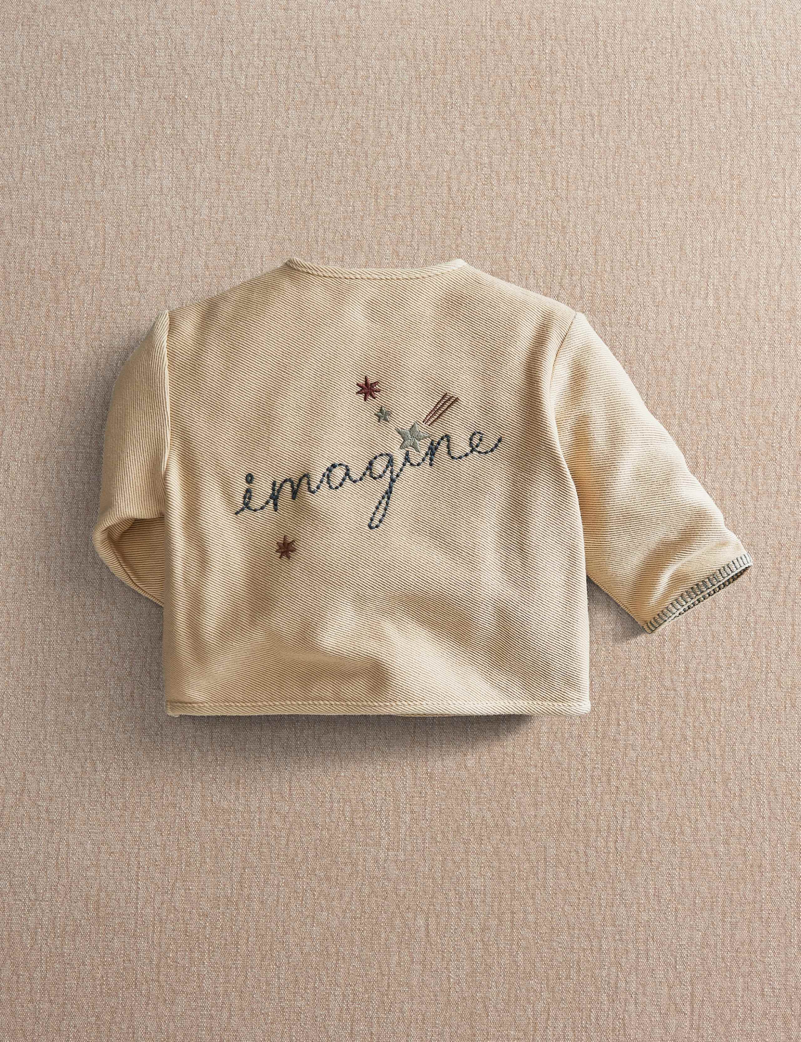 Pure Cotton Embroidered Appliqué Jacket (0-24 Mths) 4 of 4