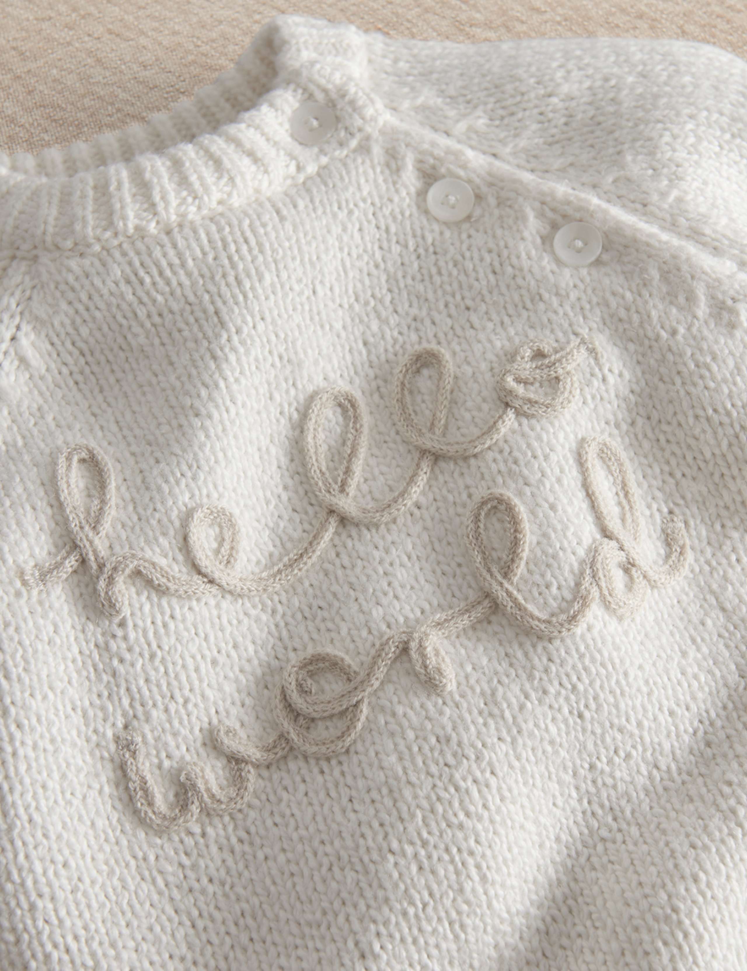 2 Piece Cotton Rich Knitted Outfit (0-9 Mths) 6 of 8