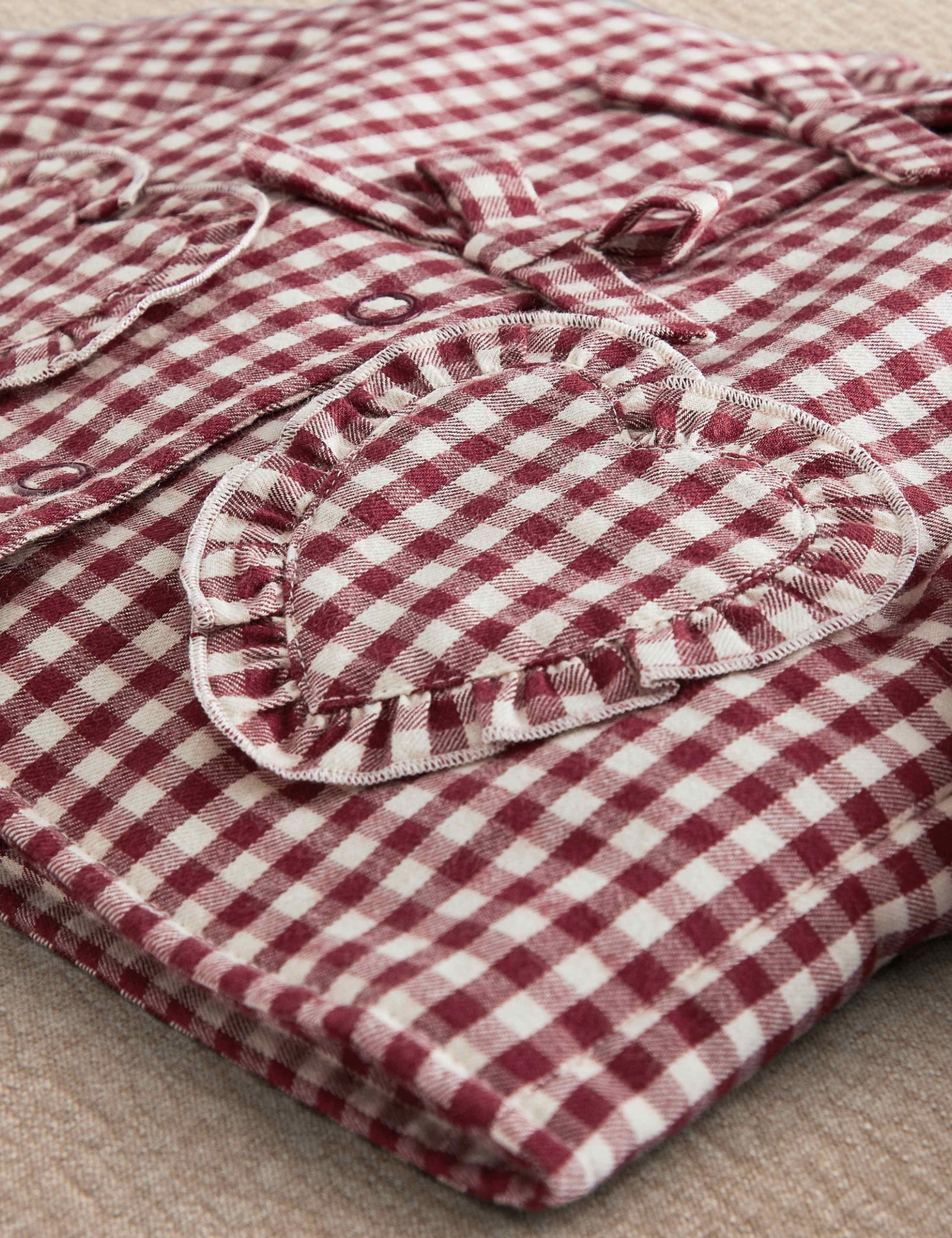 Pure Cotton Gingham Padded Jacket (3 Mths-3 Yrs) 3 of 4