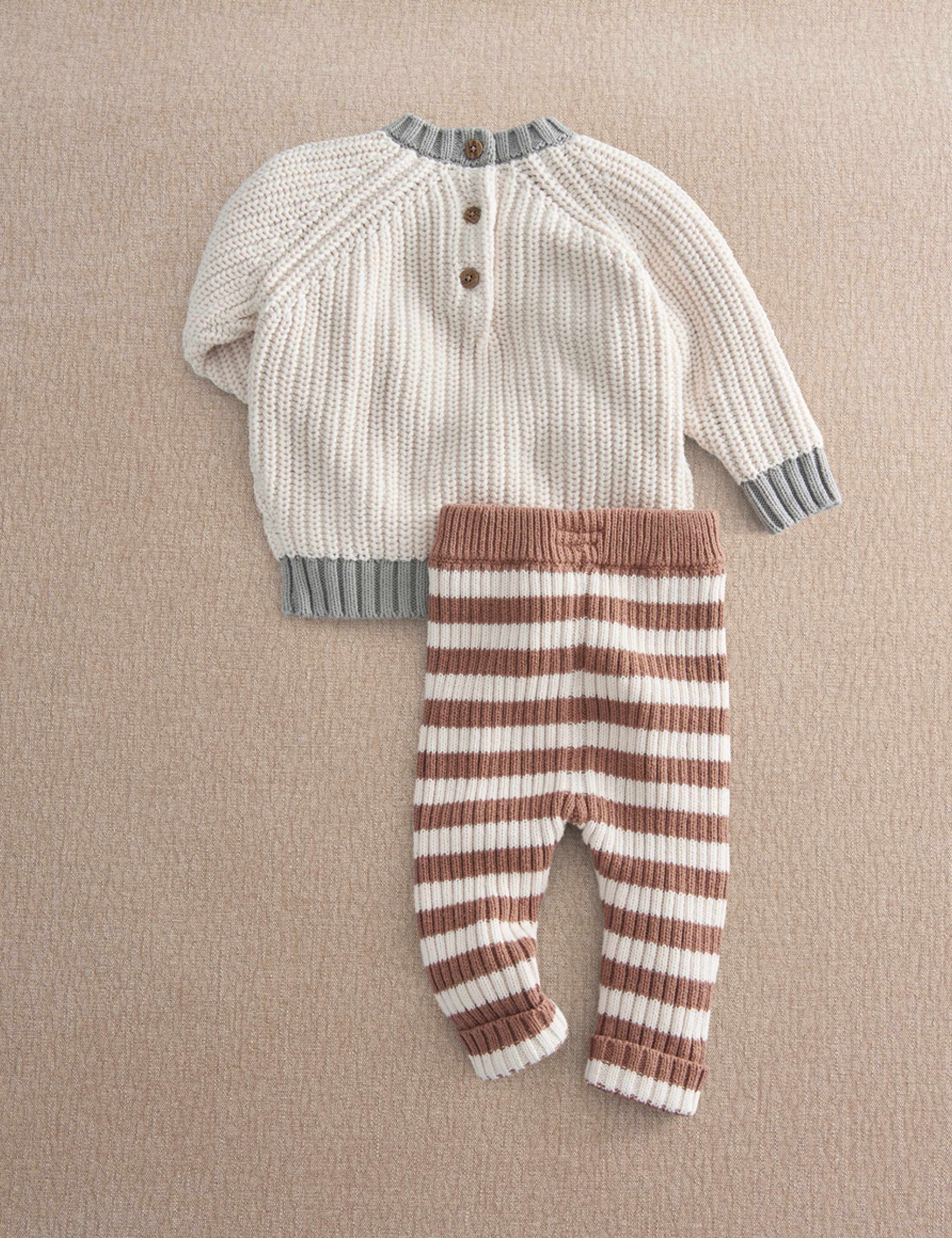 2 Piece Pure Cotton Knitted Outfit (0-24 Mths) 8 of 9