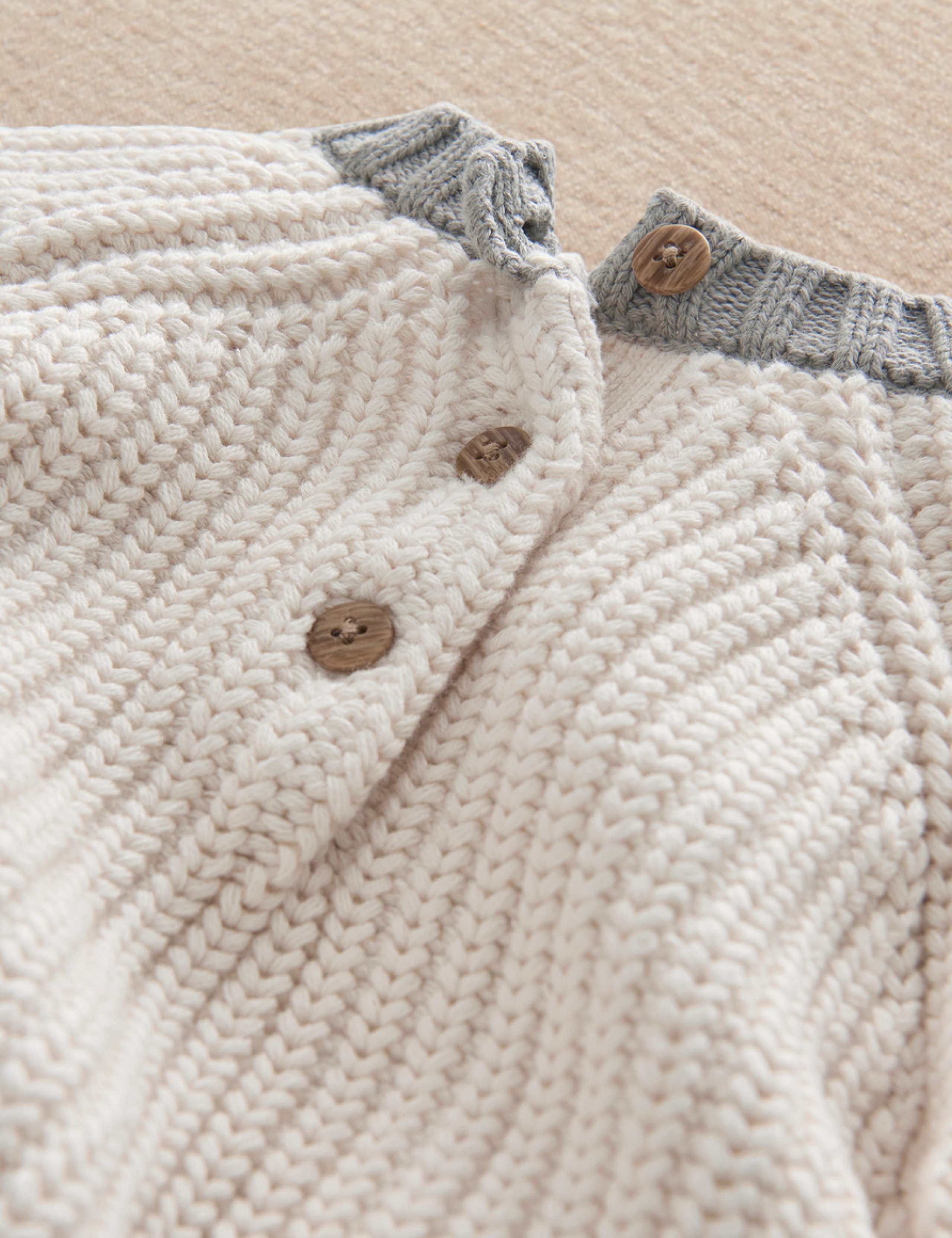 2 Piece Pure Cotton Knitted Outfit (0-24 Mths) 9 of 9