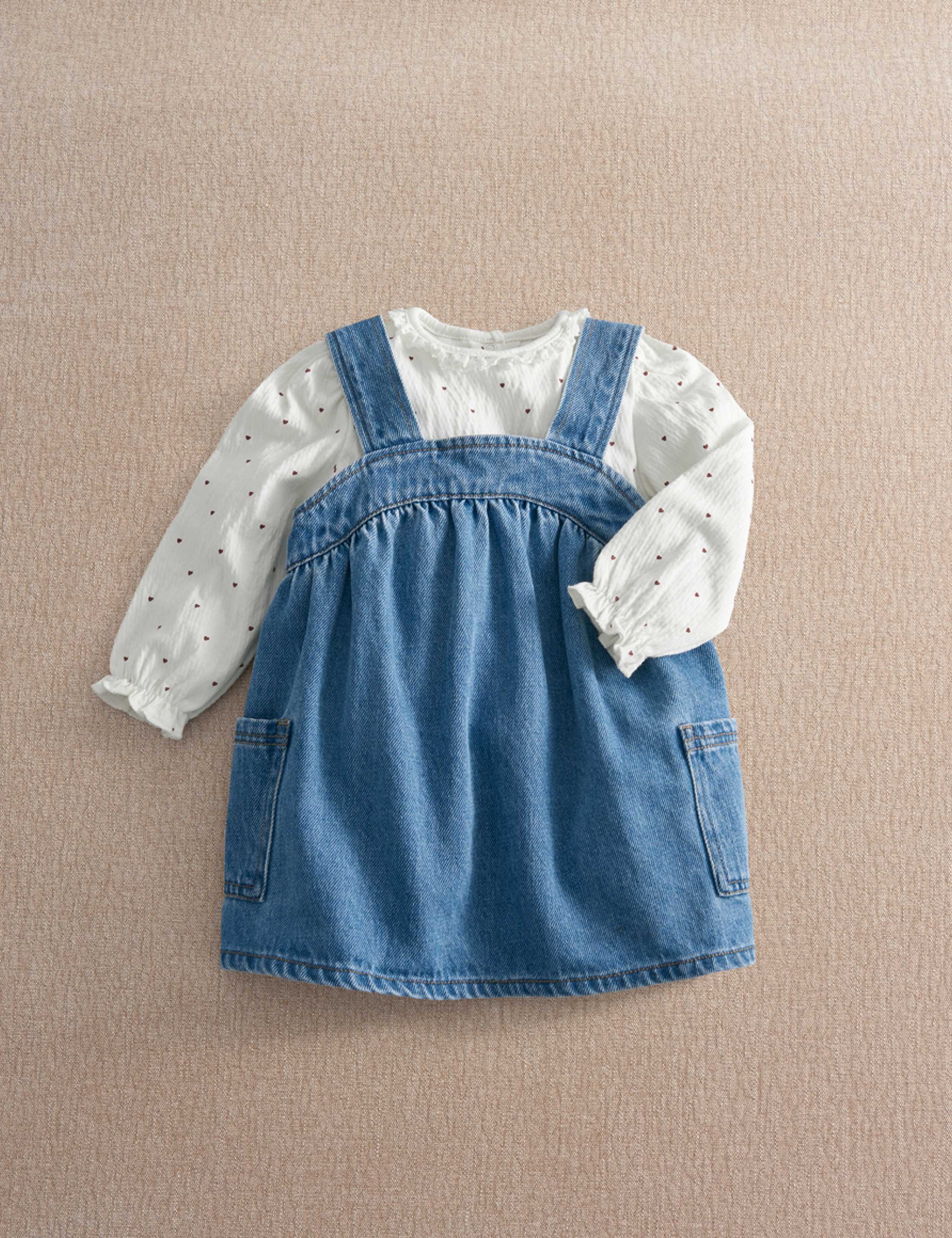 2 Piece Cotton Rich Dress Set (0-24 Mths) 1 of 5