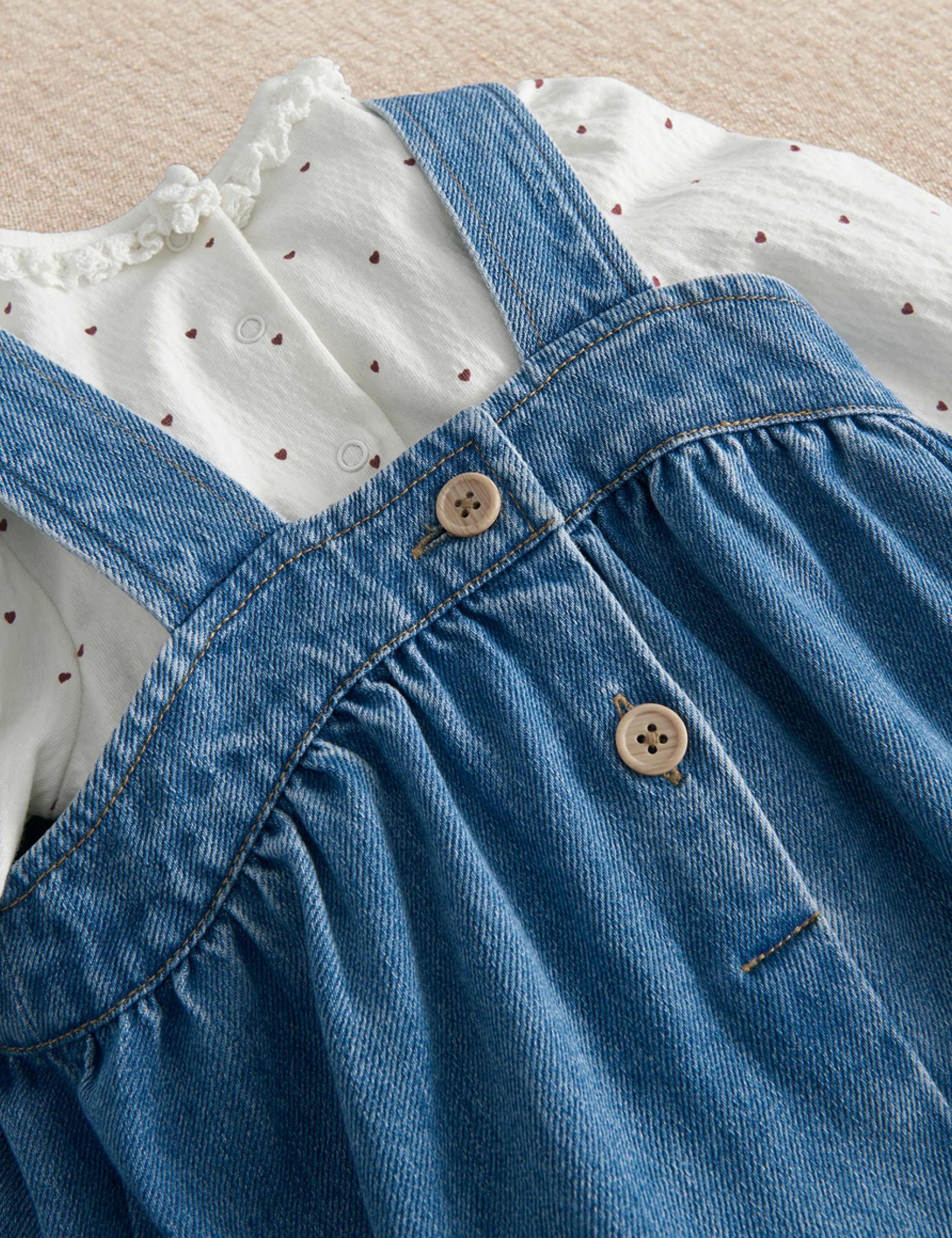 2 Piece Cotton Rich Dress Set (0-24 Mths) 4 of 5