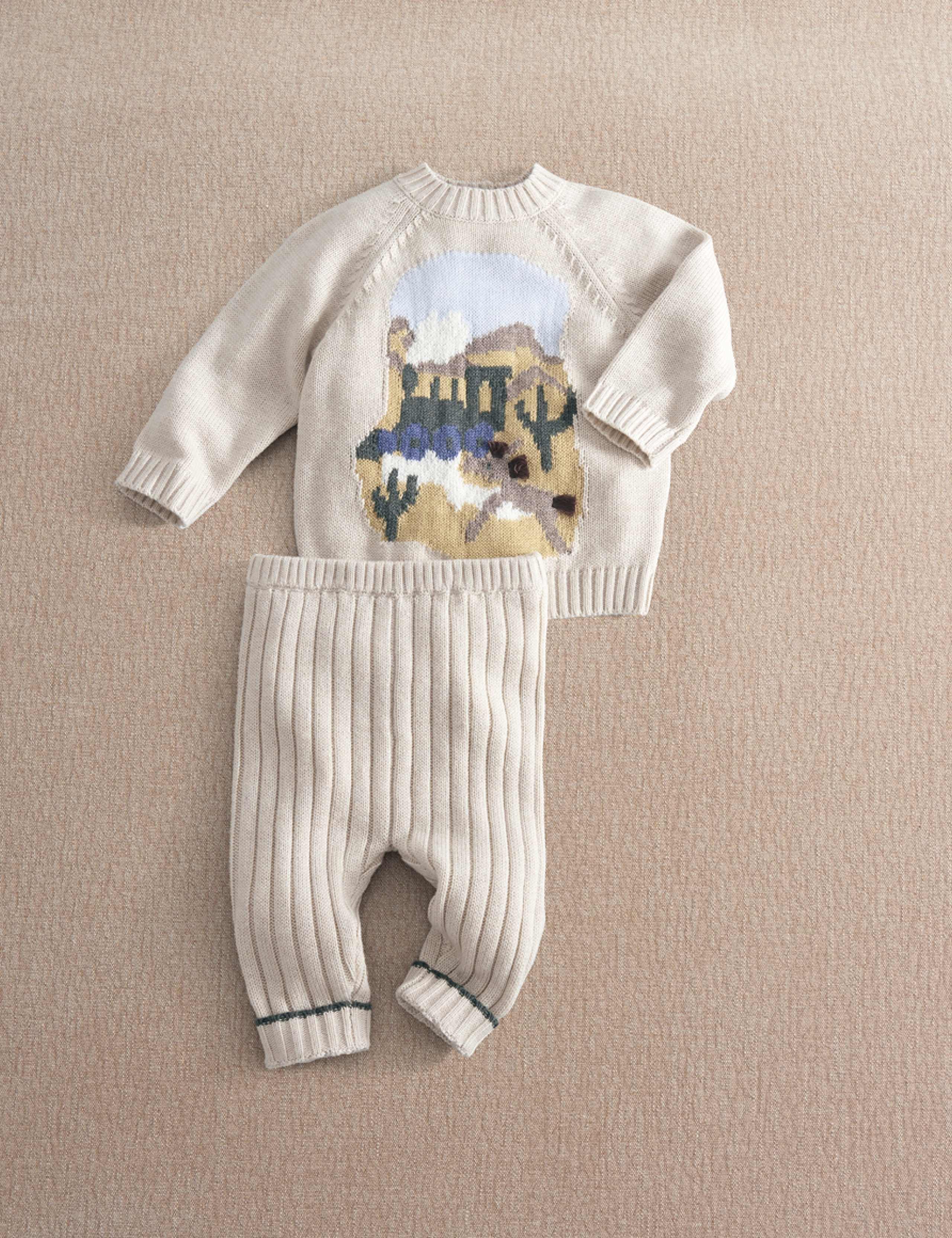 2 Piece Wild West Knitted Outfit (0-12 Mths) 6 of 8