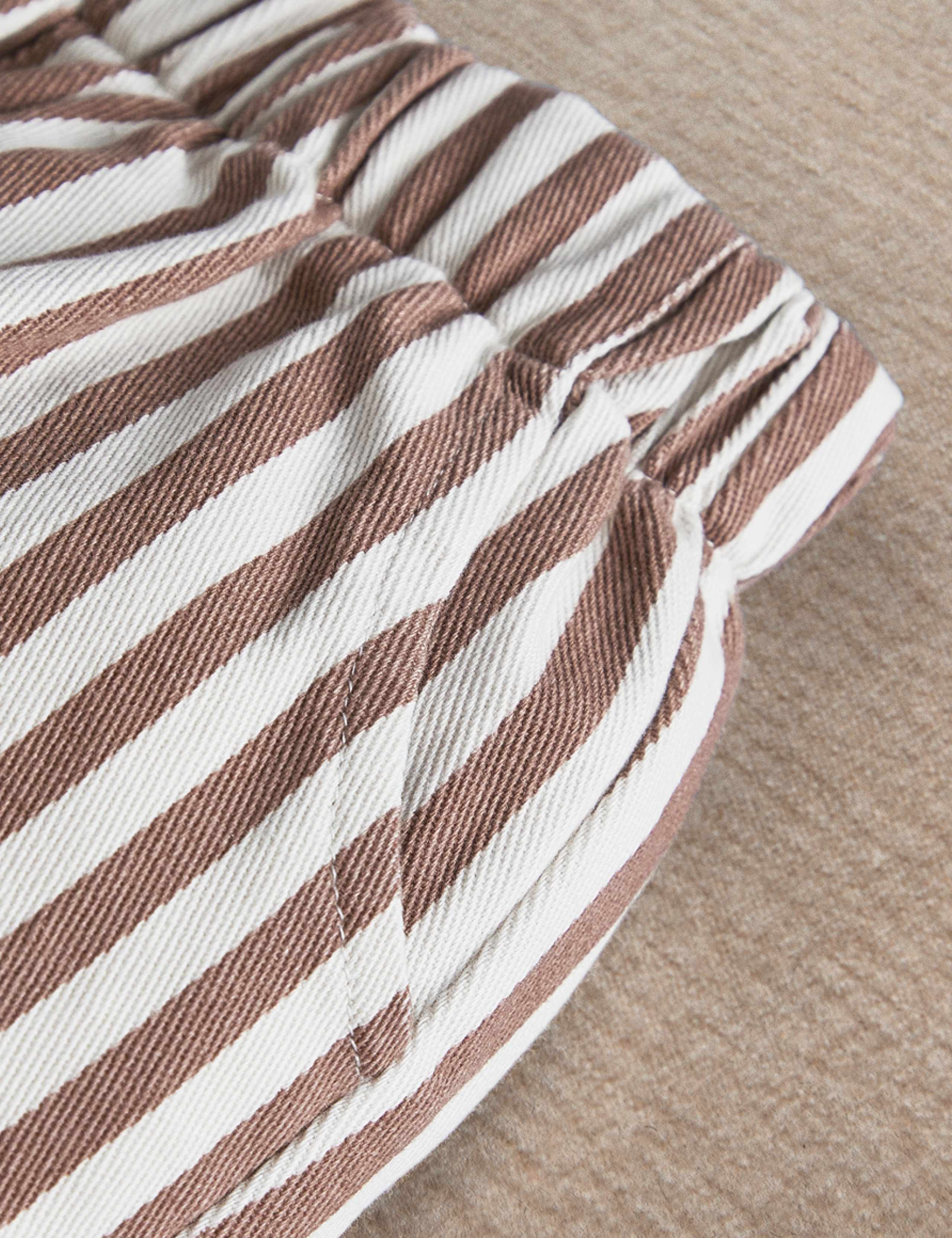 Cotton Rich Striped Trousers 5 of 5