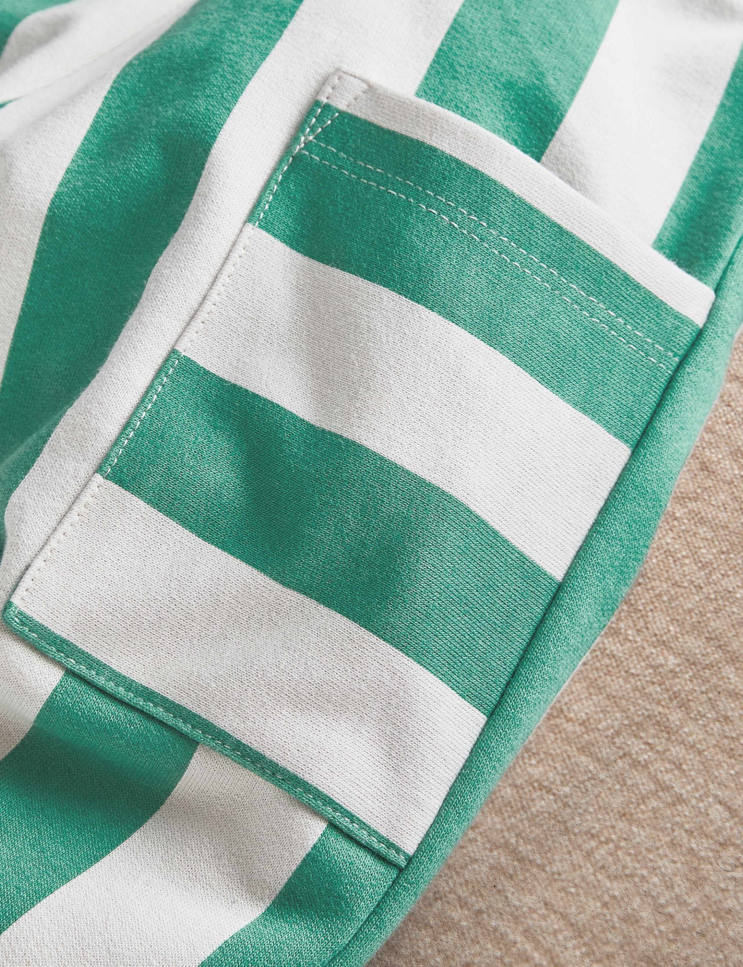 Pure Cotton Striped Trousers (0-3 Yrs) 4 of 4