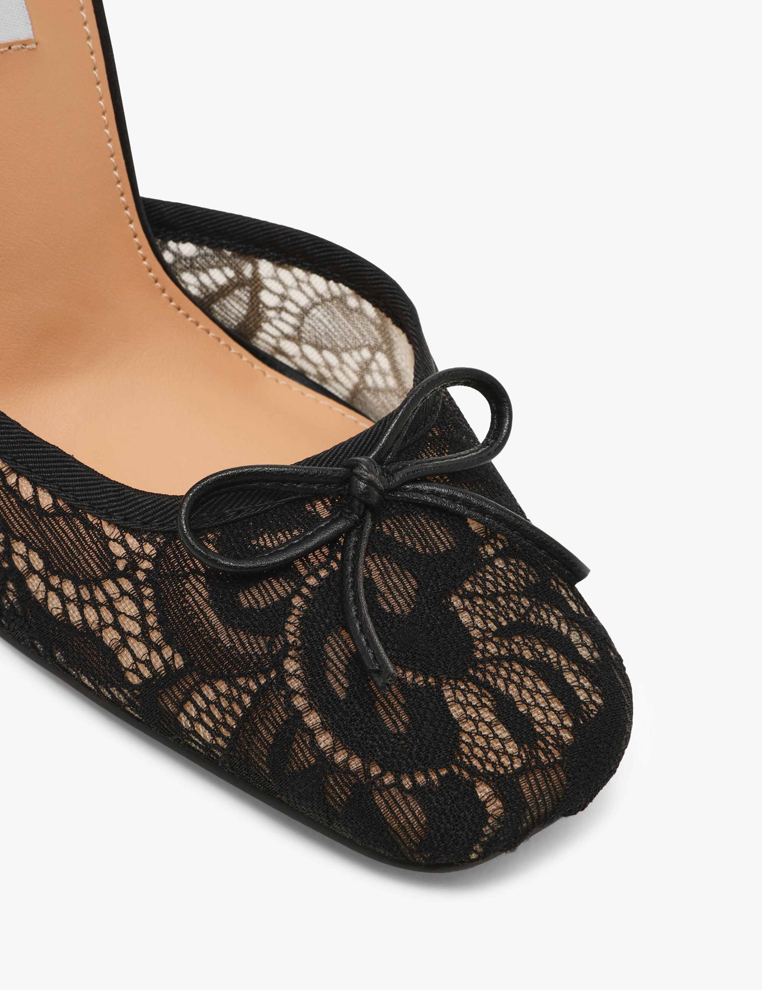 Larina Lace Ankle Strap Stiletto Heels 3 of 5