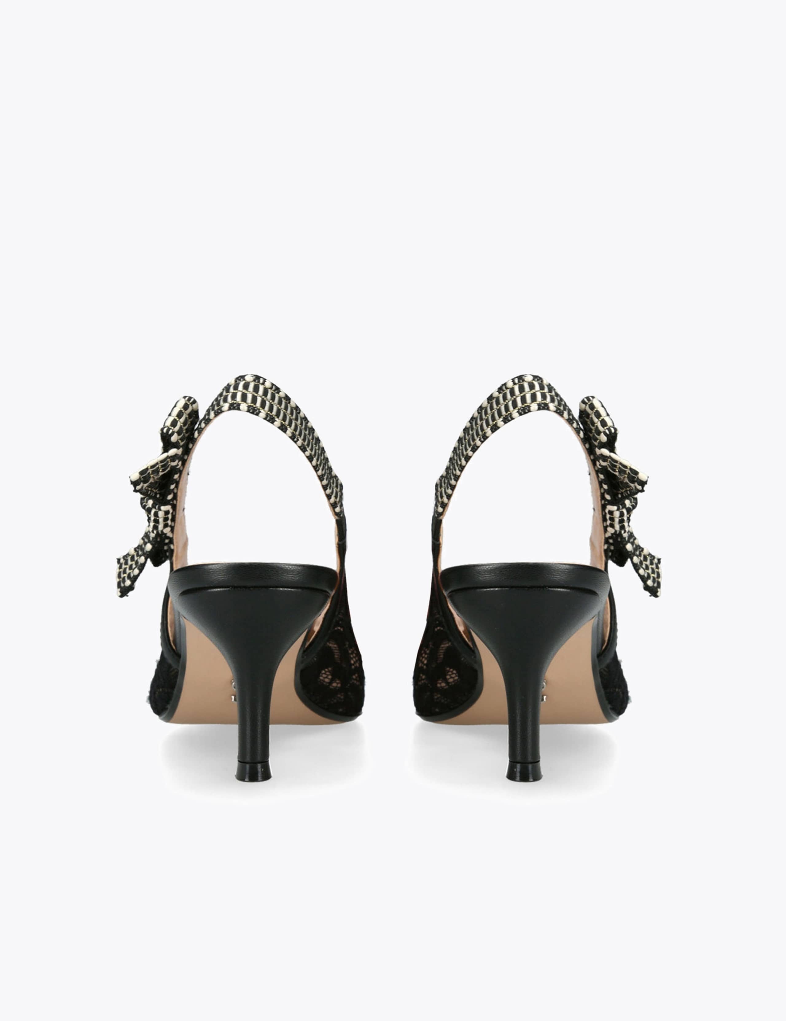 Ensemble Lace Slingback Pointed Toe Heels 2 of 5