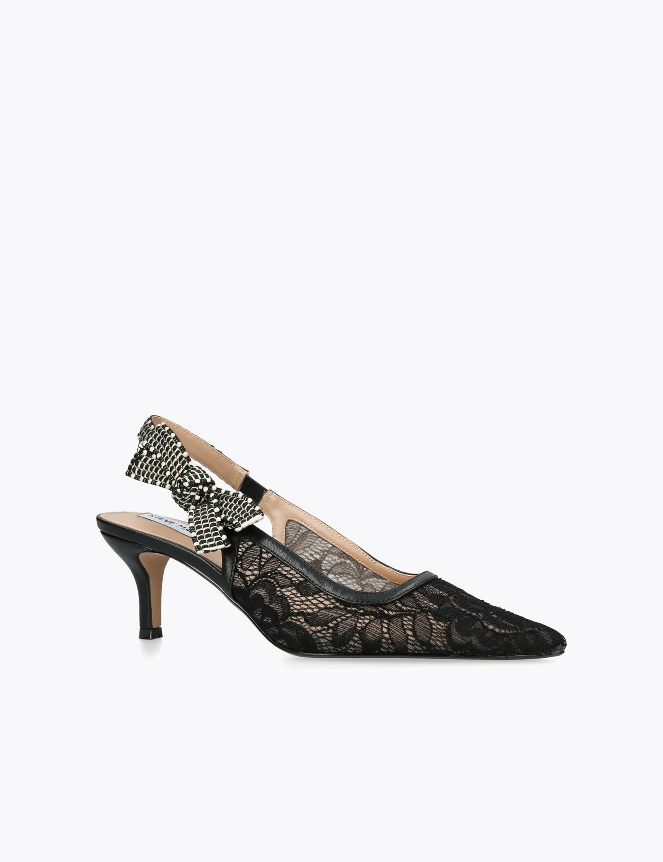 Ensemble Lace Slingback Pointed Toe Heels 3 of 5