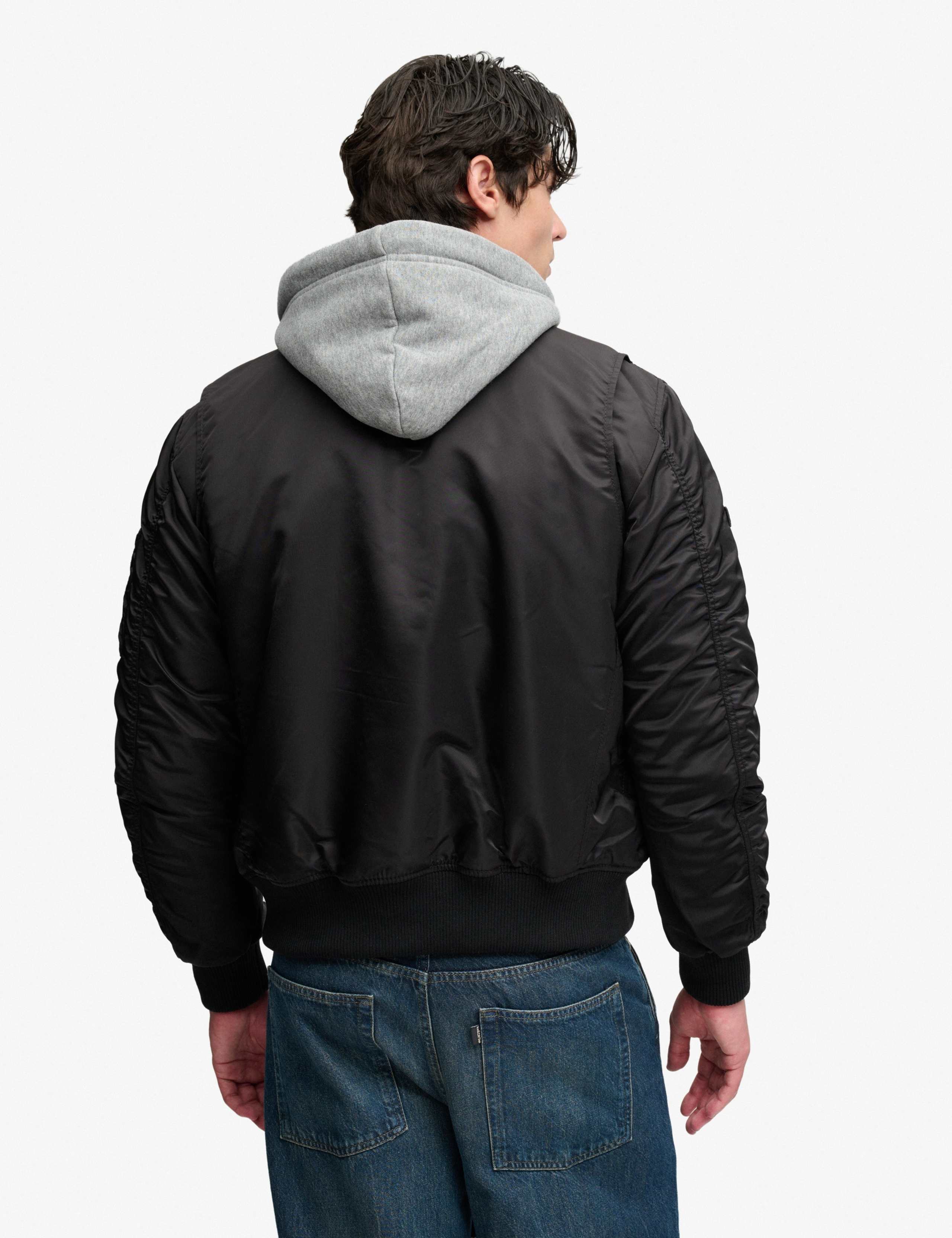 Padded Hooded Bomber Jacket 5 of 9